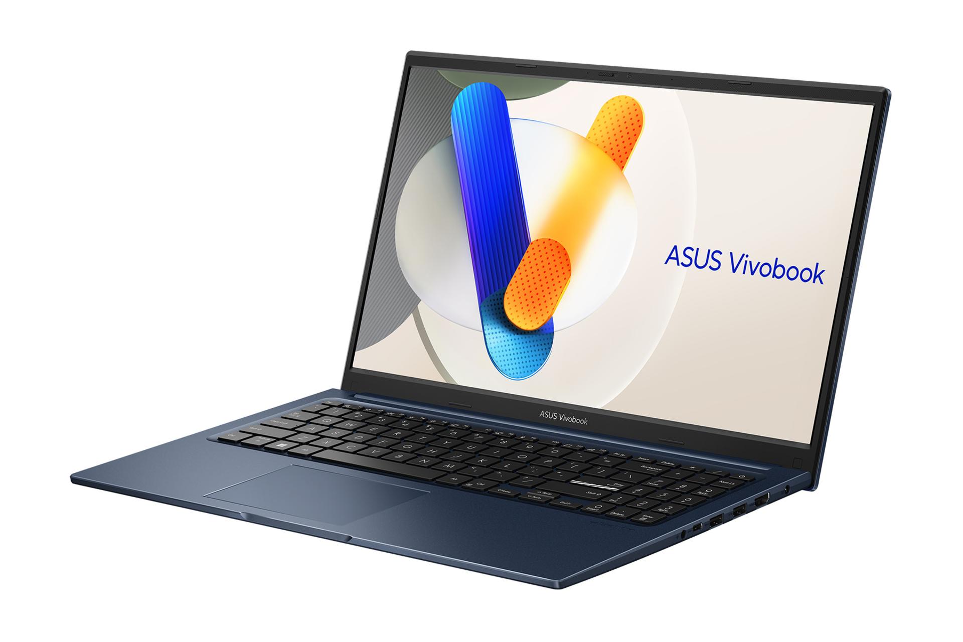 لپ تاپ ایسوس ASUS VivoBook 15 X1504VAP نمای جلو و راست