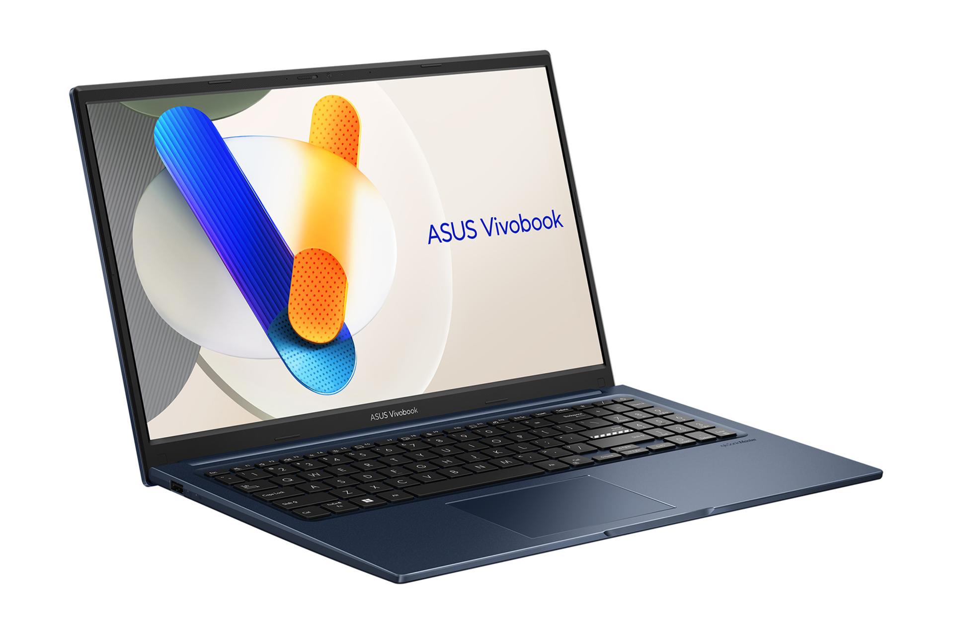 لپ تاپ ایسوس ASUS VivoBook 15 X1504VAP نمای جلو و چپ