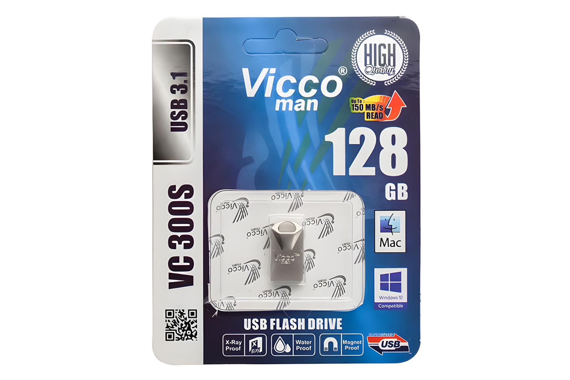 جعبه فلش مموری ویکومن Viccoman VC300 S 128GB USB 3.1