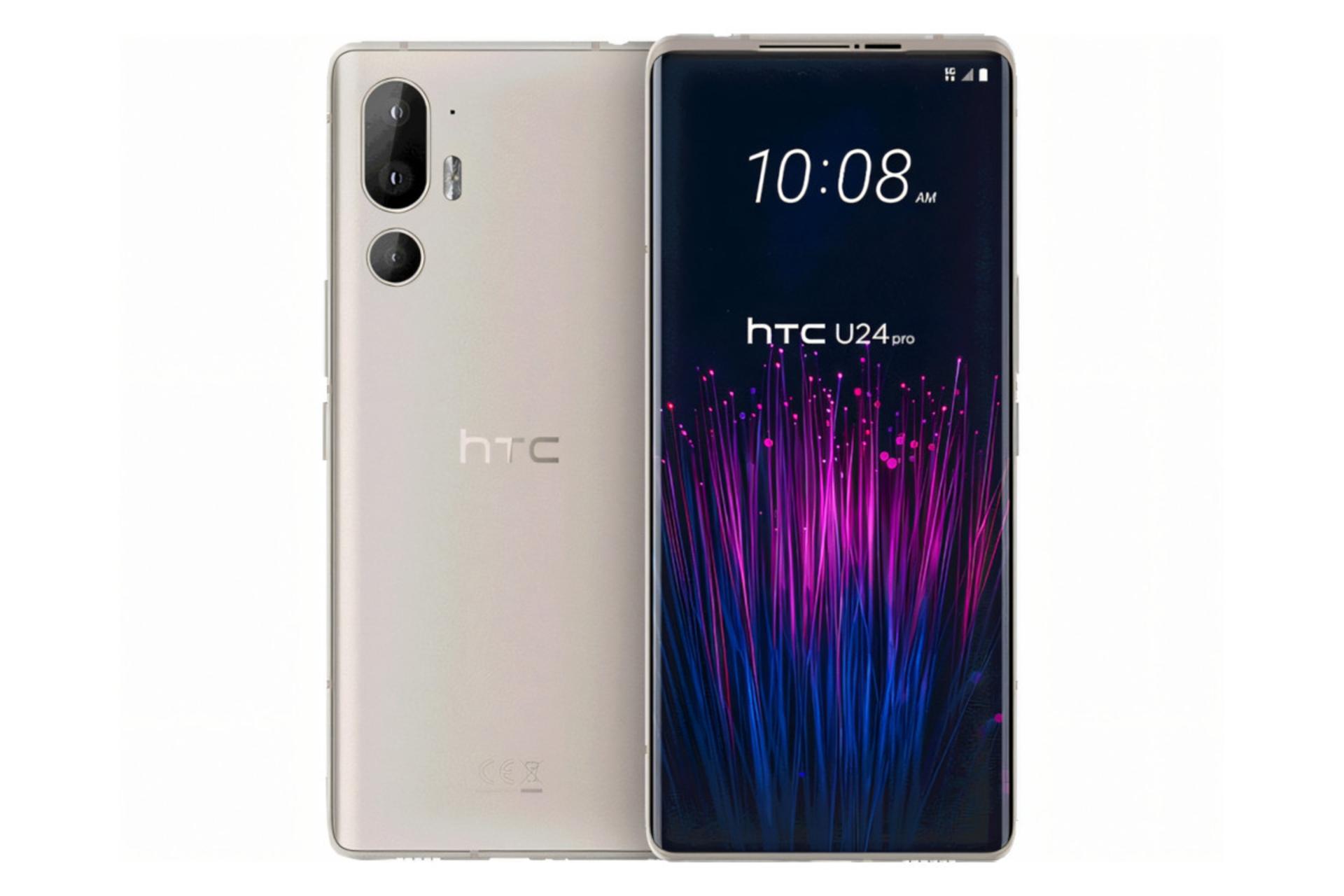 پنل جلو و پشت گوشی موبایل U24 پرو اچ تی سی سفید / HTC U24 Pro