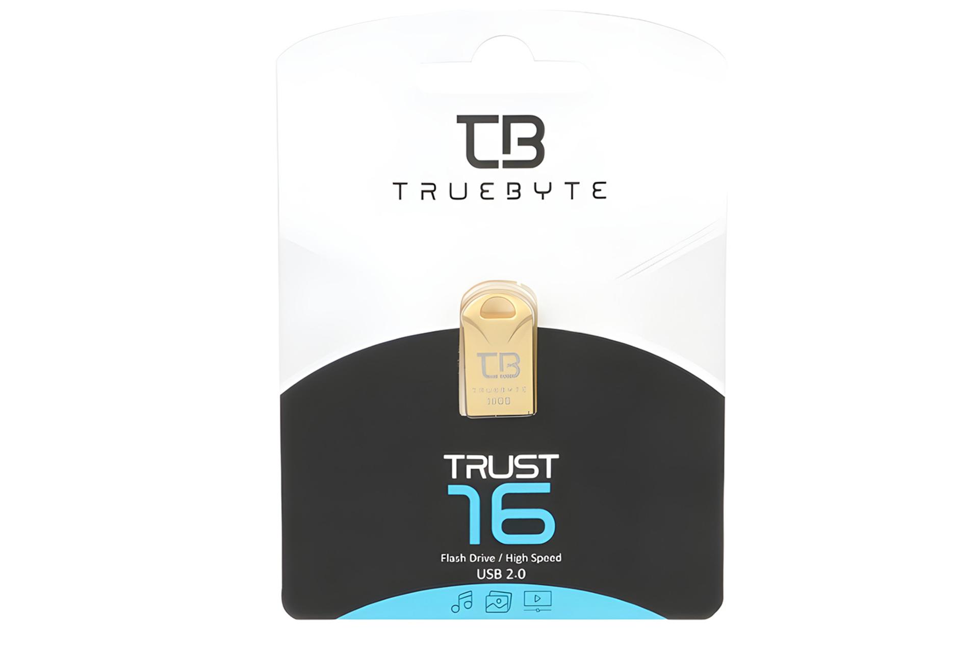 جعبه فلش مموری تروبایت TRUEBYTE TRUST 16GB USB 2.0