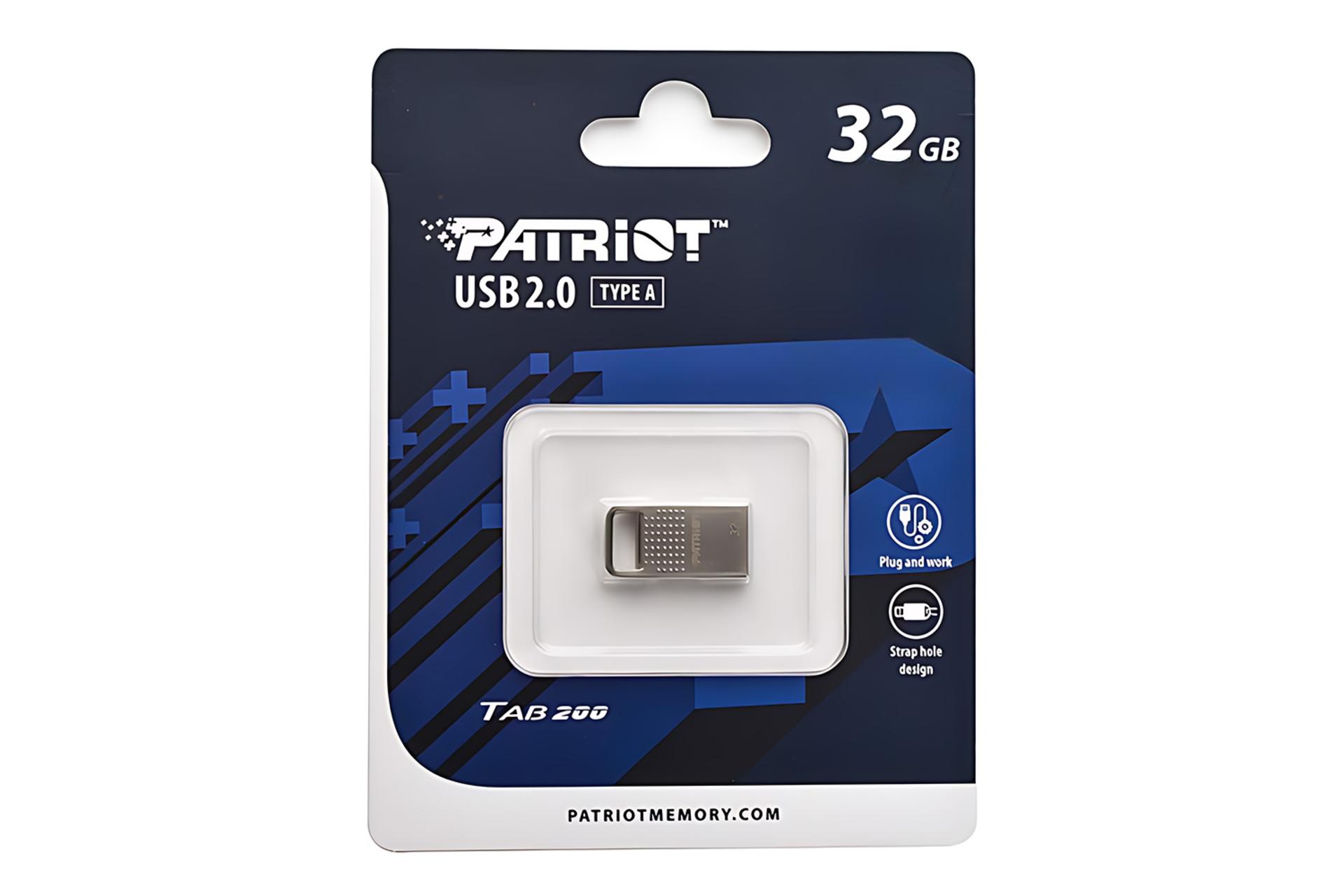 جعبه فلش مموری پاتریوت Patriot TAB200 32GB USB 2.0