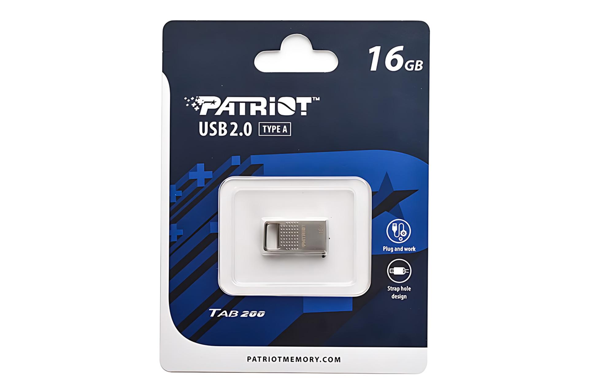 جعبه فلش مموری پاتریوت Patriot TAB200 16GB USB 2.0