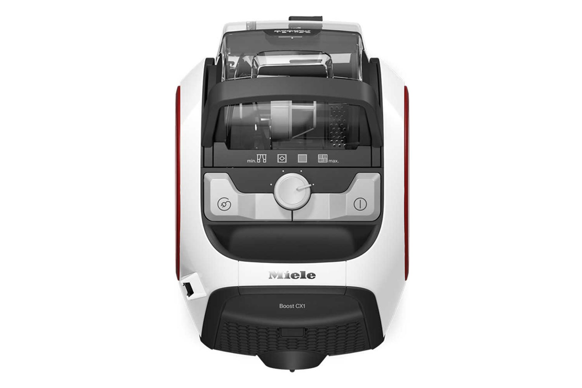 نمای بالای جاروبرقی میله SNRF0 رنگ سفید