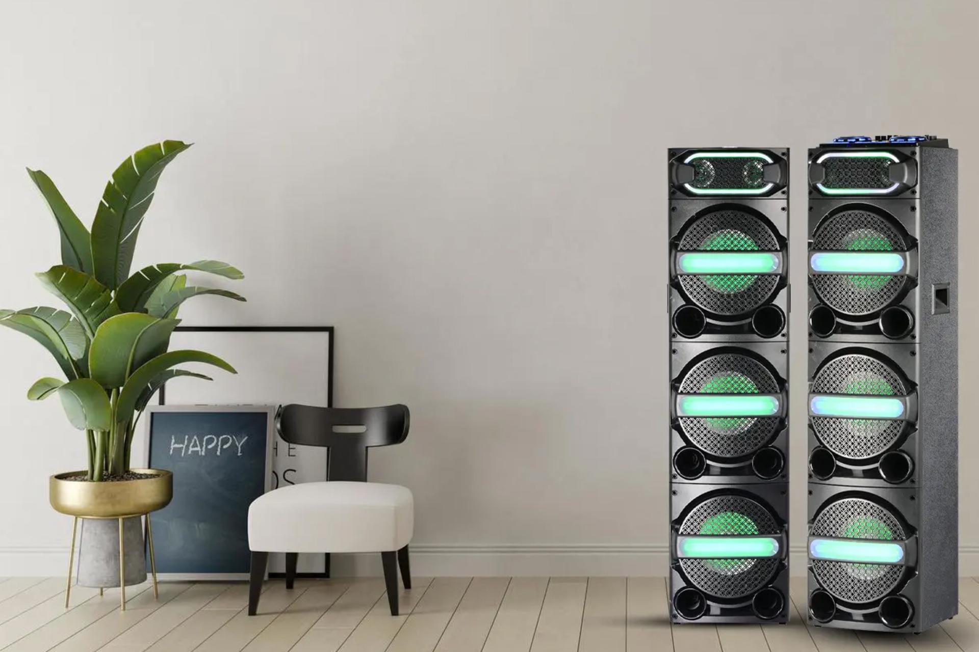 ابعاد و اندازه اسپیکر مکسیدر MX-DJ3102 CN627