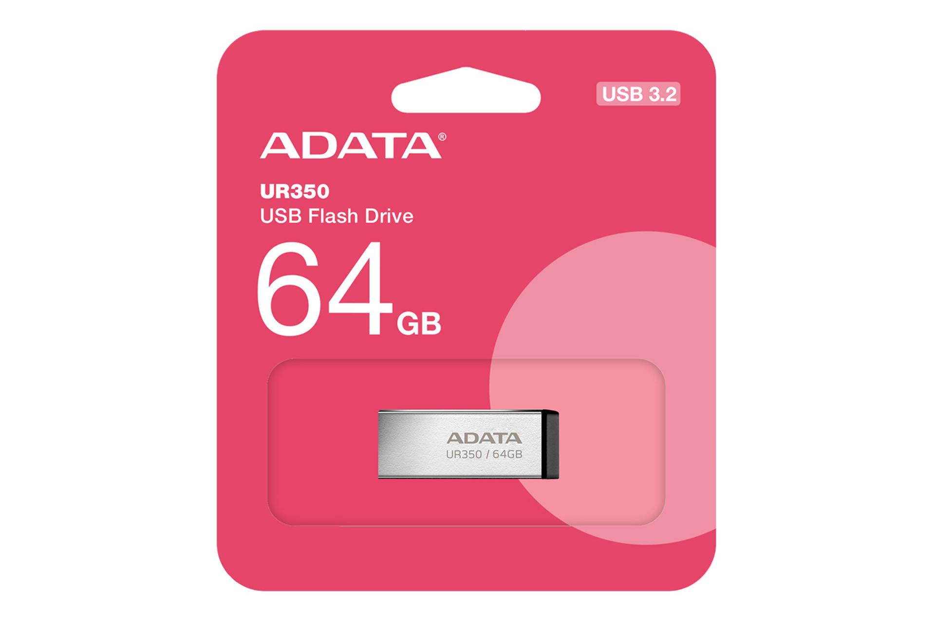 جعبه فلش مموری ای دیتا ADATA UR350 64GB USB 3.2