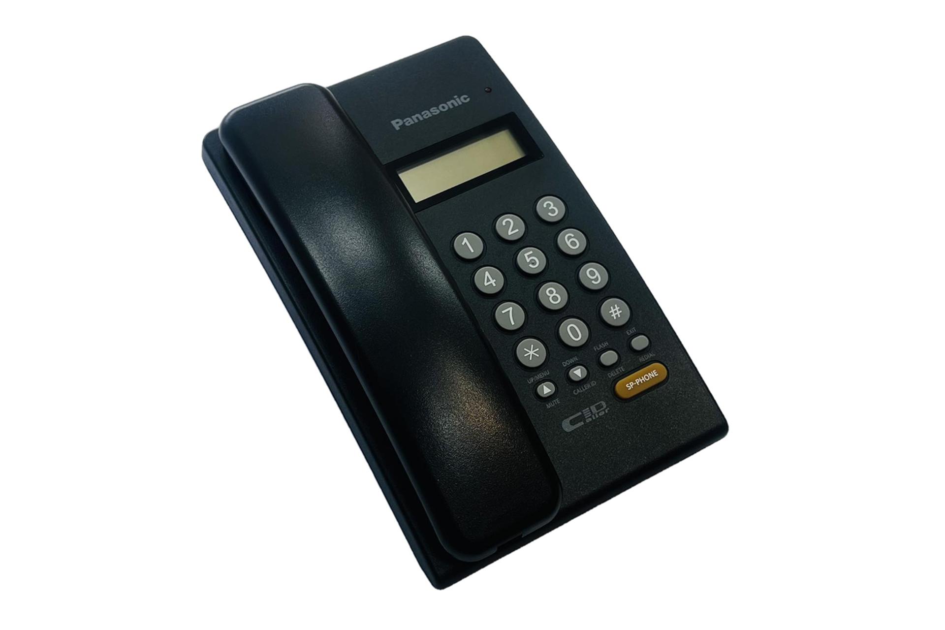 نمای نیمرخ تلفن پاناسونیک KX-TS402SX با نمایش لبه سمت چپ تلفن