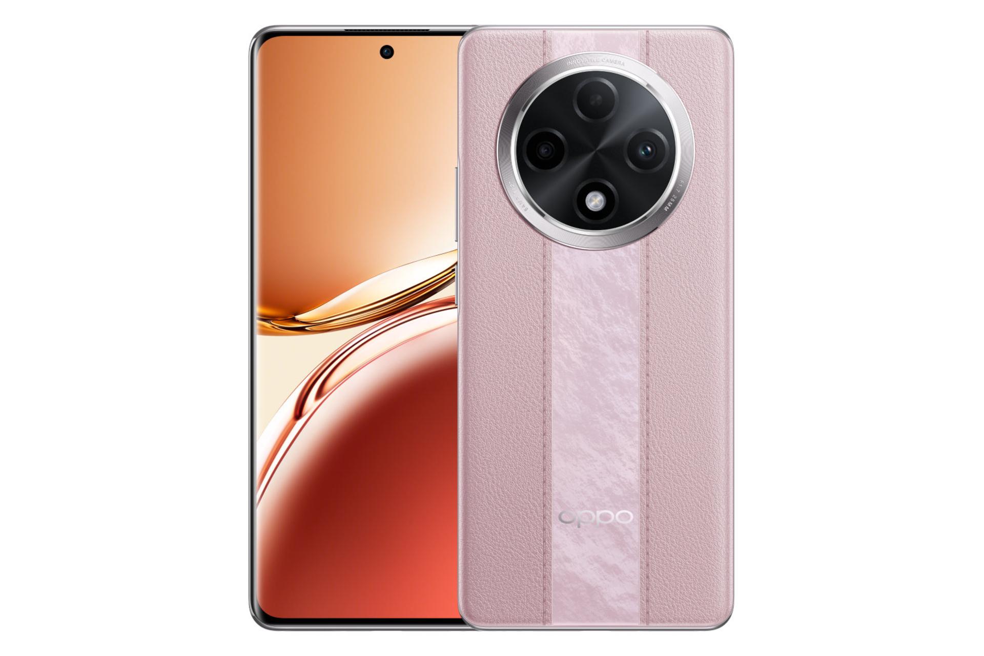 پنل جلو و پشت گوشی موبایل F27 پرو پلاس اوپو صورتی / Oppo F27 Pro Plus