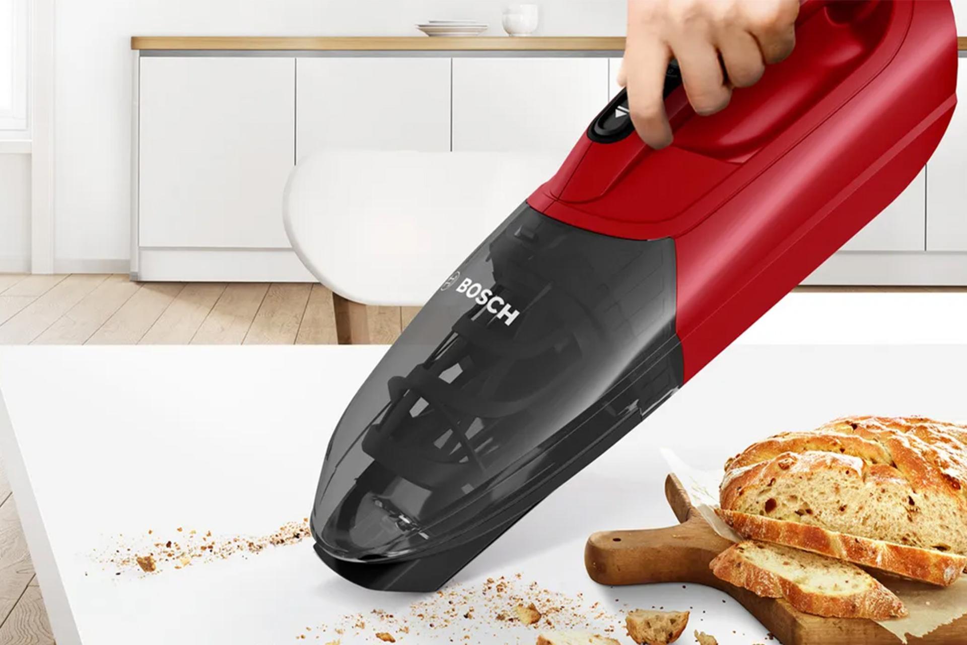 جذب مواد و ذرات ریز با جارو شارژی بوش مدل BBHF214R