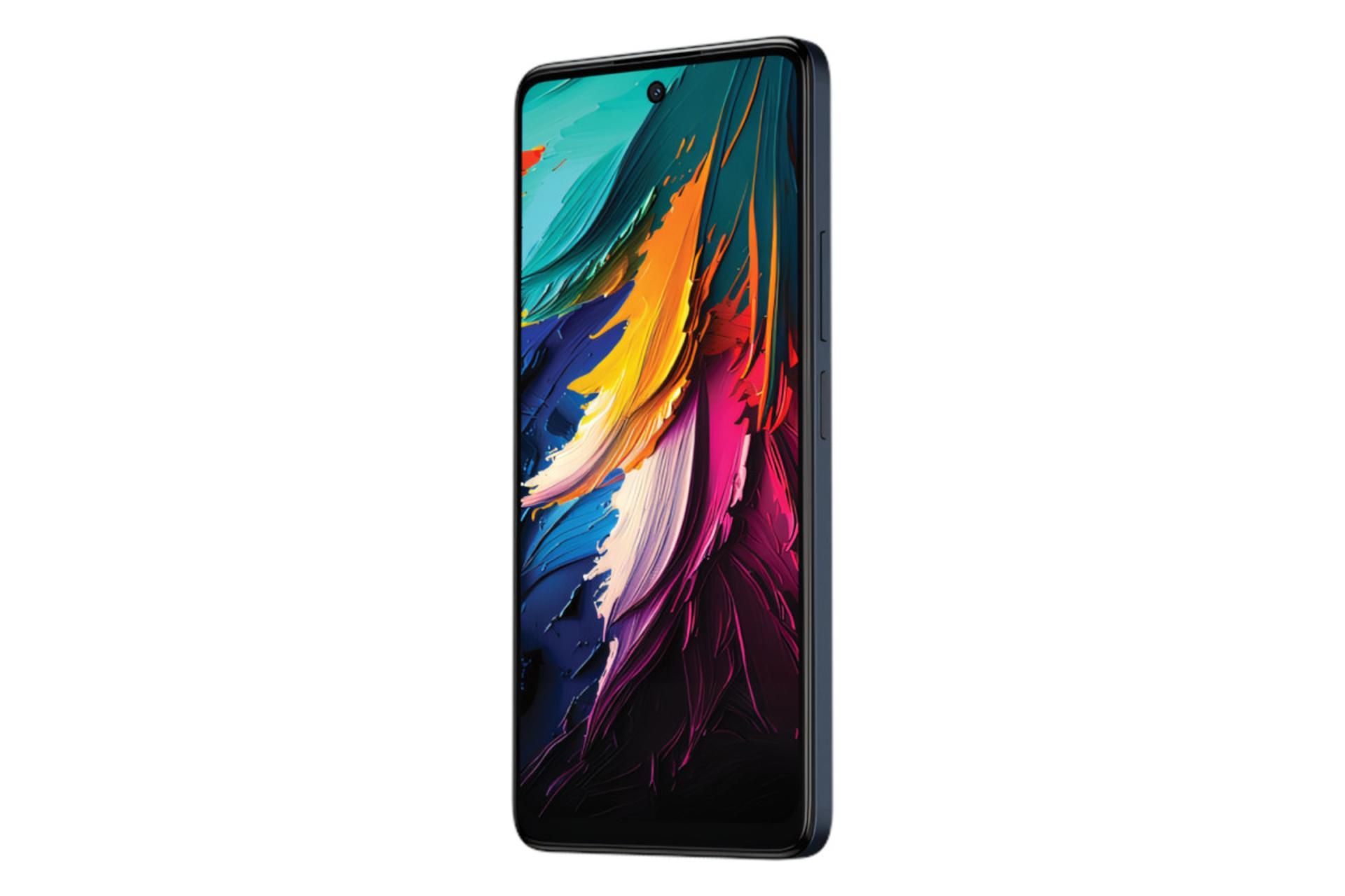 سمت راست پنل جلوی گوشی موبایل تی سی ال 50 XE نکست پیپر 5G سرمه ای تیره / TCL 50 XE NxtPaper 5G