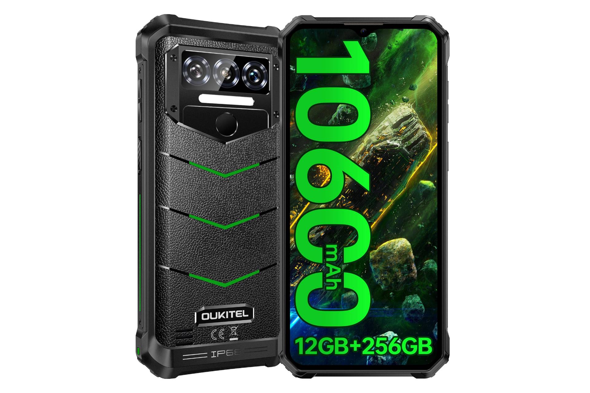 پنل جلو و پشت گوشی موبایل اوکیتل Oukitel WP38 سبز