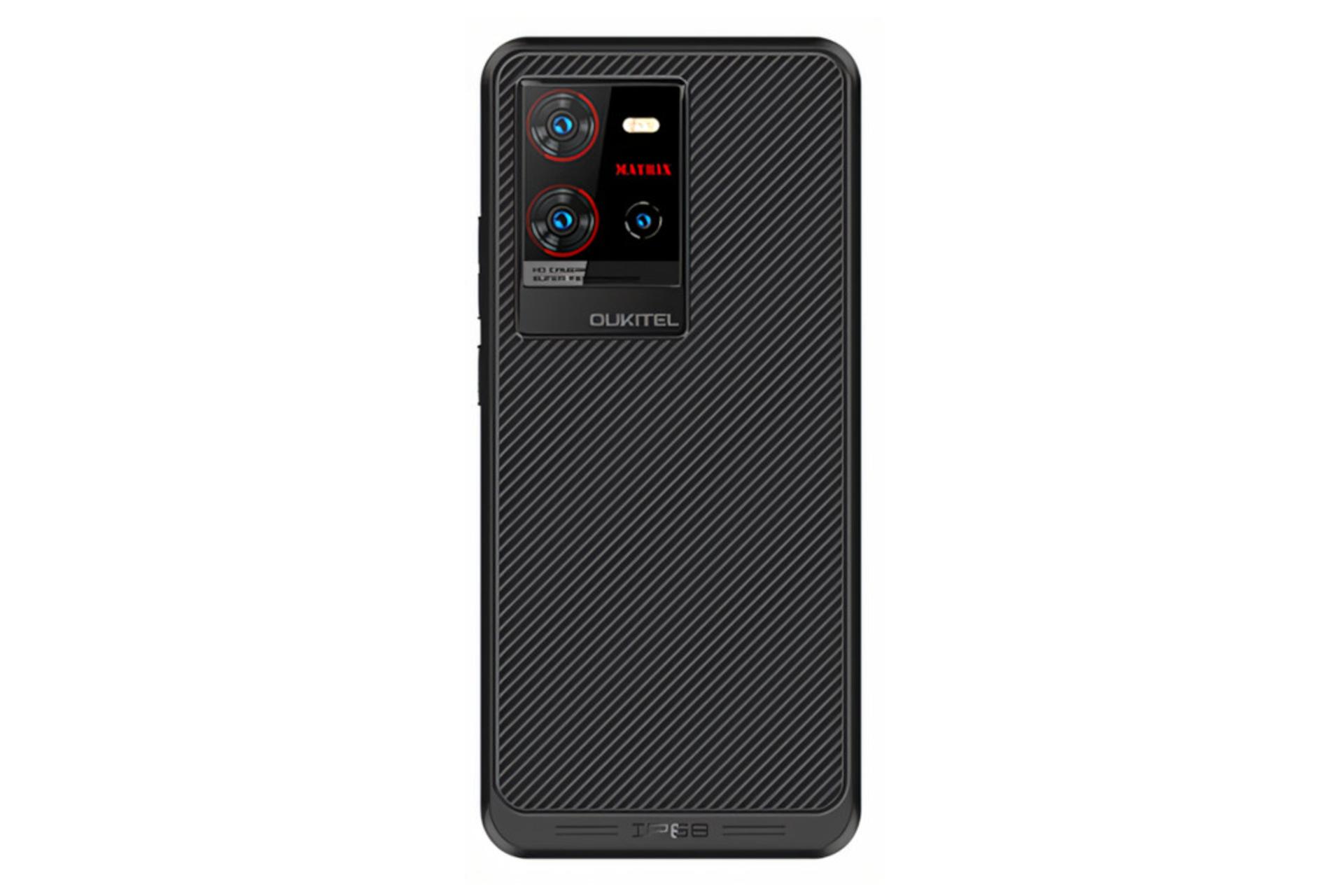 پنل پشت و چینش دوربین گوشی موبایل اوکیتل Oukitel WP52 مشکی