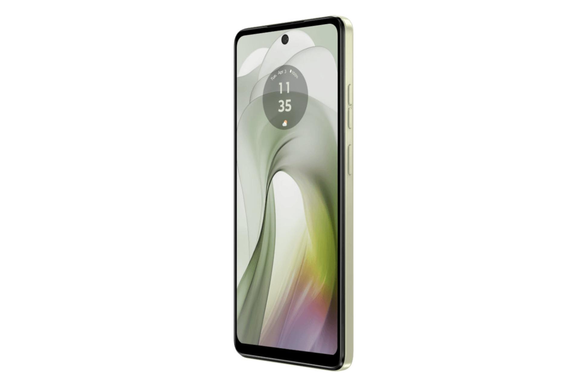 پنل جلو و صفحه نمایش گوشی موبایل موتو E14 موتورولا سبز روشن / Motorola Moto E14