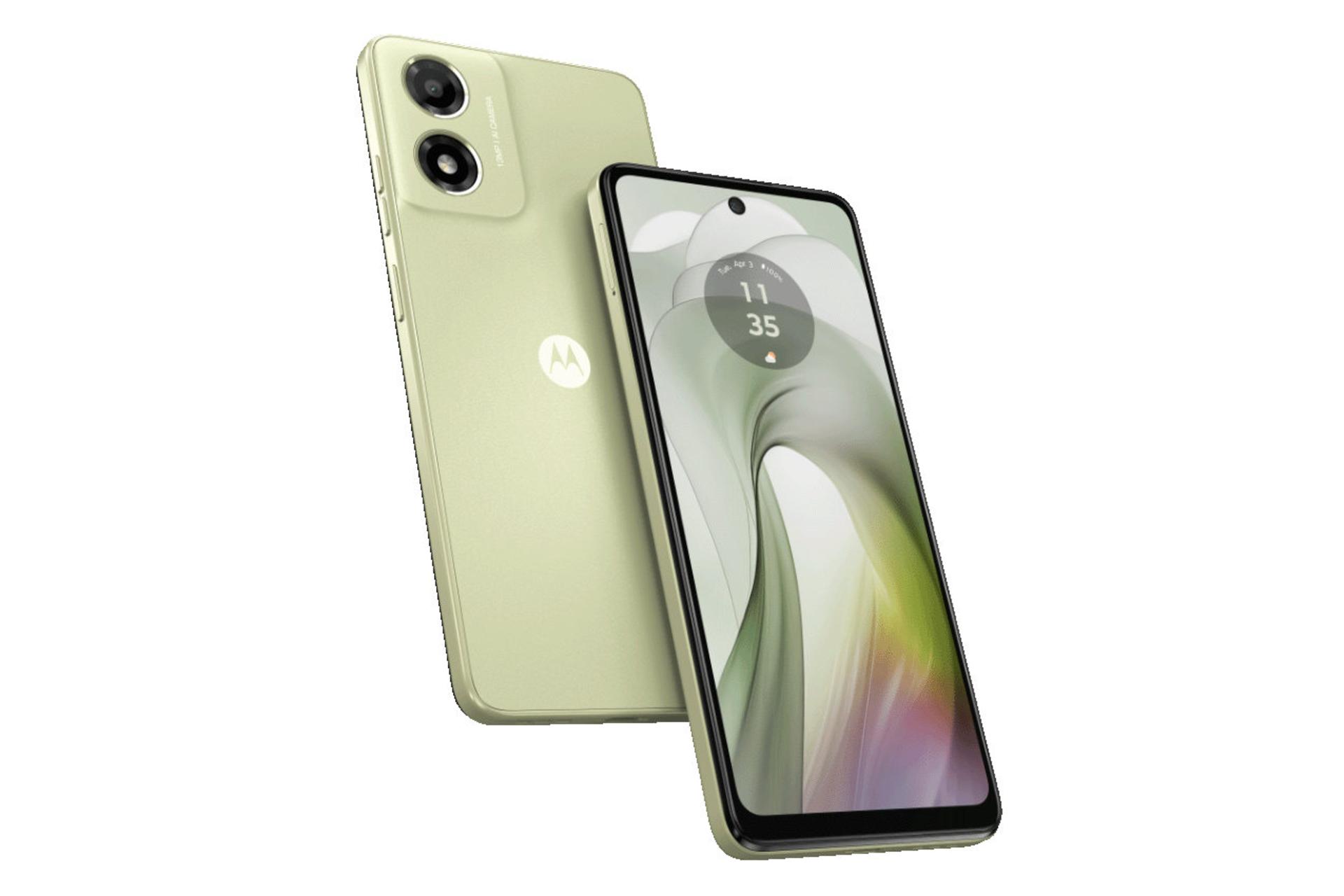 گوشی موبایل موتو E14 موتورولا سبز روشن / Motorola Moto E14