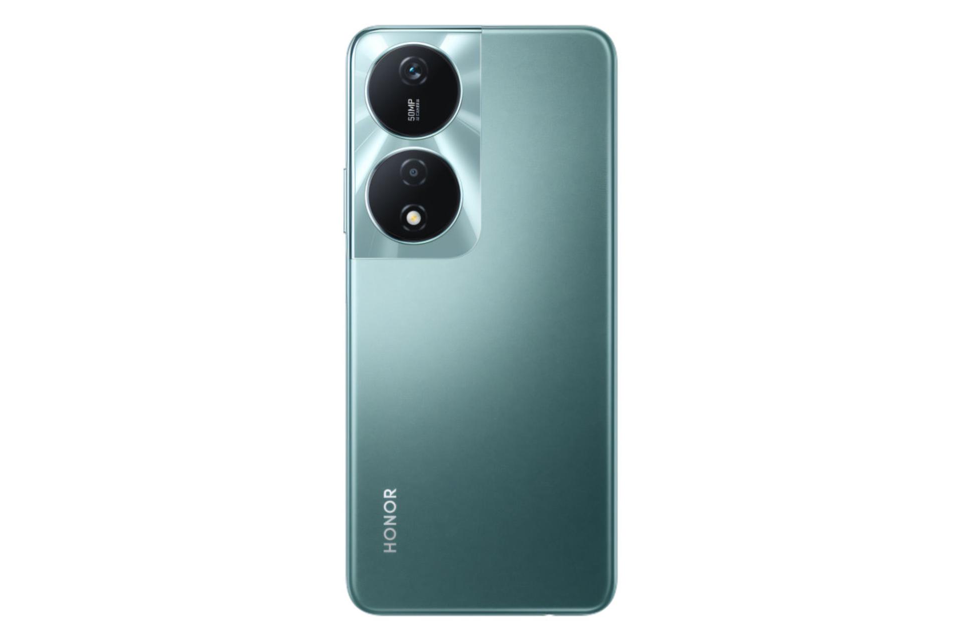 پنل پشت و چینش دوربین گوشی موبایل آنر X7b 5G با دوربین 50 مگاپیکسلی سبز / HONOR X7b 5G 50 MP