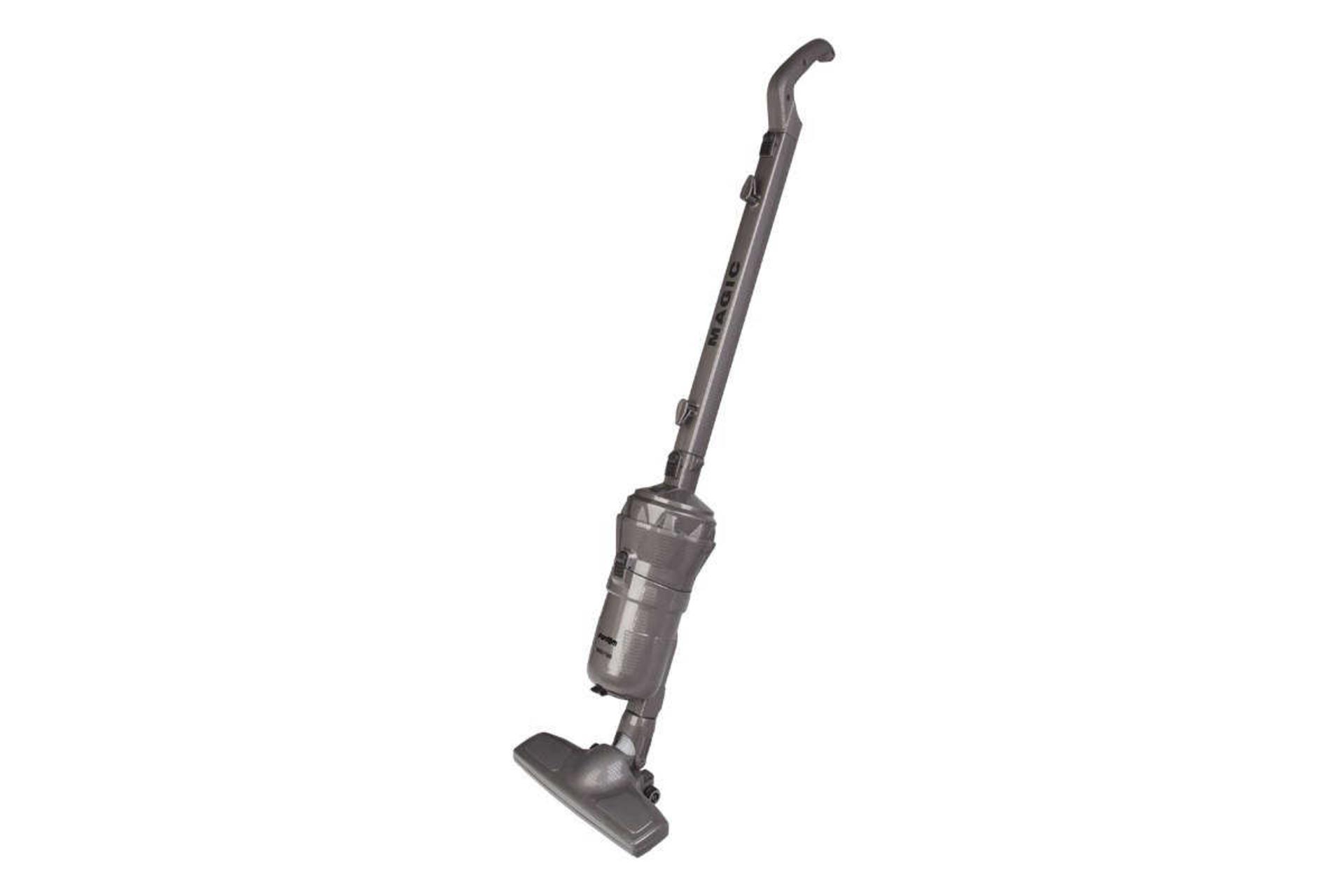 نمای سمت راست جاروبرقی ایستاده فانتوم Magic P 3000 رنگ خاکستری