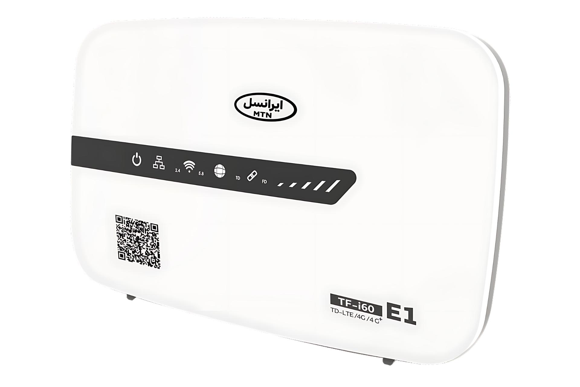 مرجع متخصصين ايران نماي كناري مودم و روتر سيم‌ كارتي ايرانسل Irancell TF-i60 E1