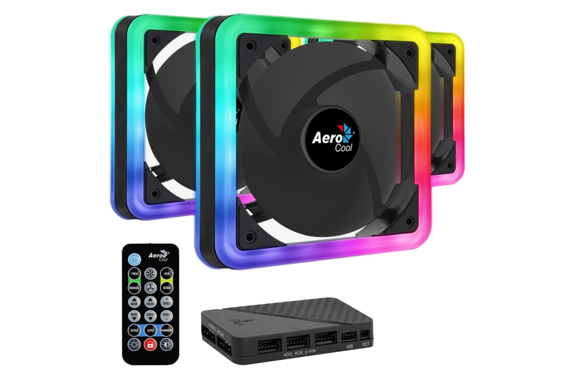 اقلام همراه فن کیس آیروکول Edge 14 PRO ARGB 3in1