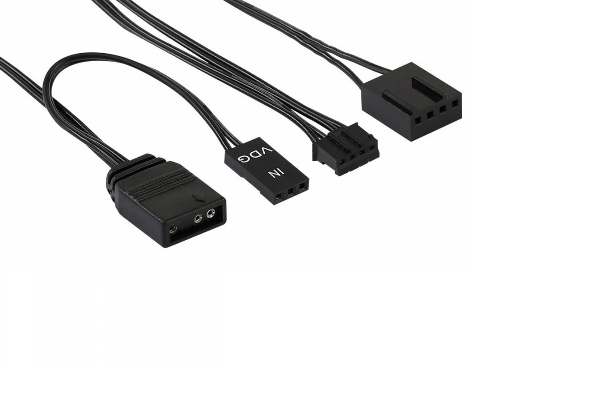 کانکتور و اتصال فن کیس آیروکول Edge 14 PRO ARGB 3in1