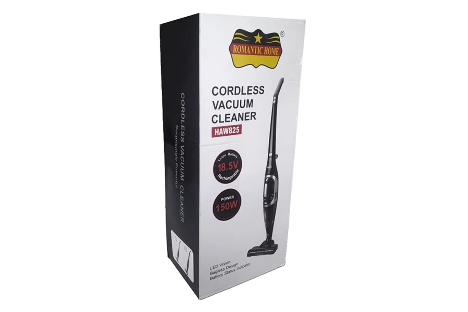 جعبه بسته بندی جارو شارژی رمانتیک هوم مدل HAW825