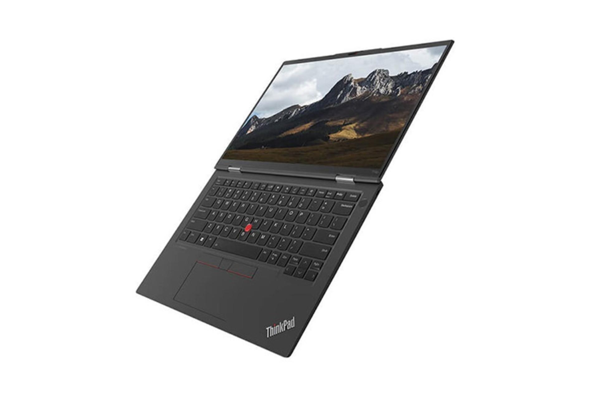 لپ تاپ لنوو Lenovo ThinkBook T14p 2023 نمای راست لولا صاف شده