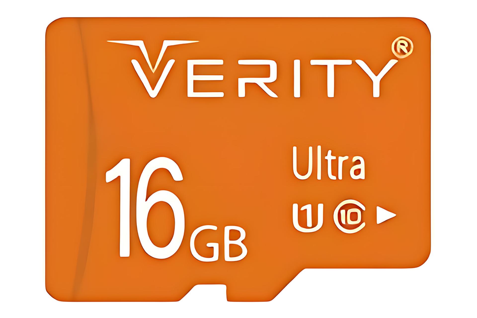 کارت حافظه وریتی Verity Ultra 633X microSDHC Class 10 UHS-I U1 16GB