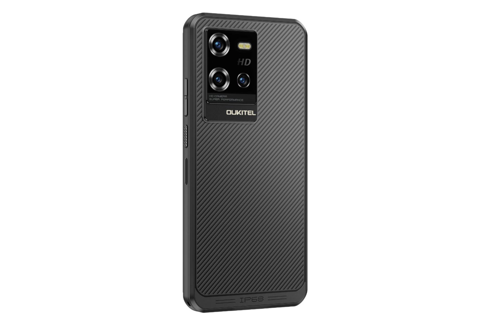 سمت چپ پنل پشت گوشی موبایل اوکیتل Oukitel WP50 مشکی