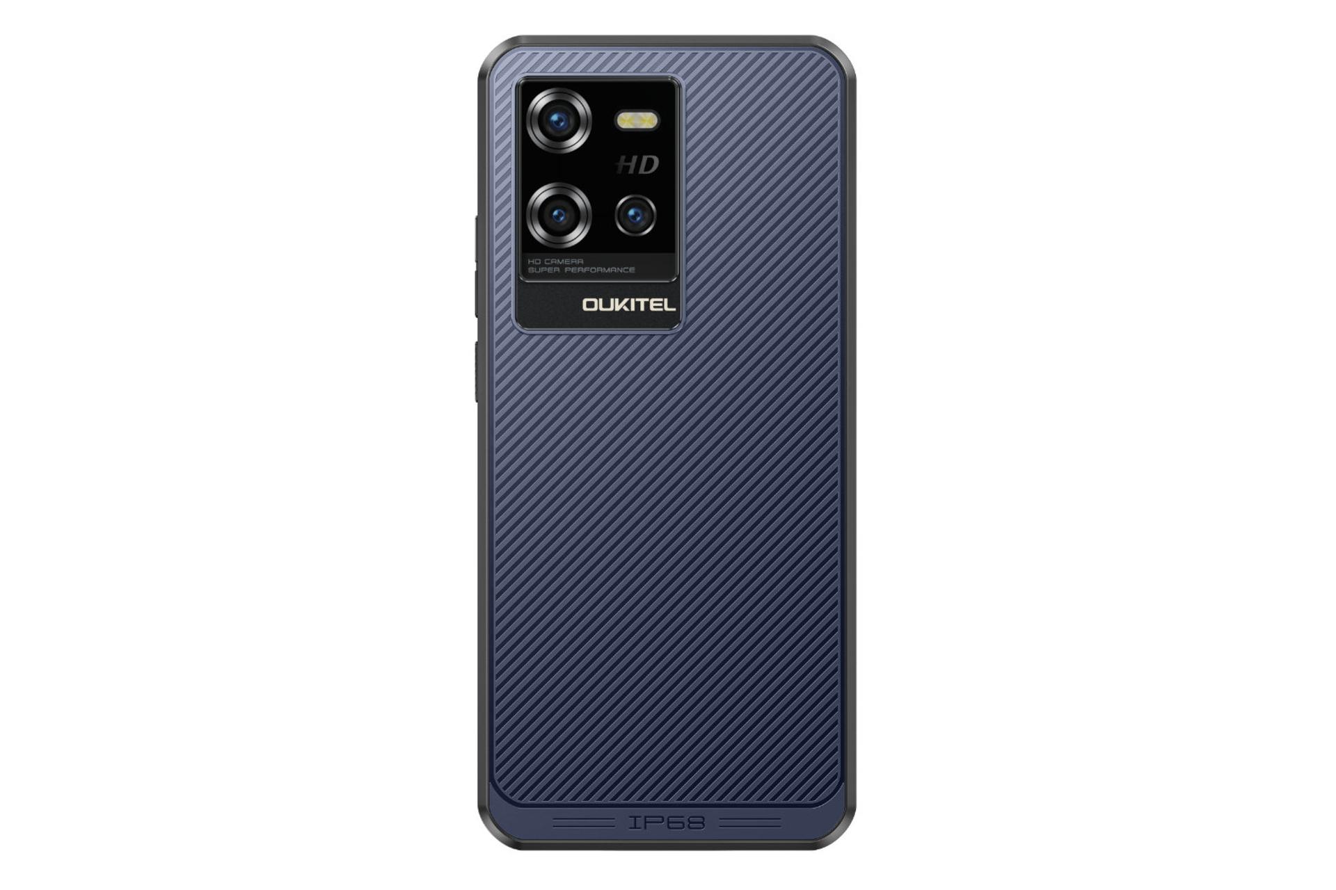 پنل پشت و چینش دوربین گوشی موبایل اوکیتل Oukitel WP50 سرمه ای تیره