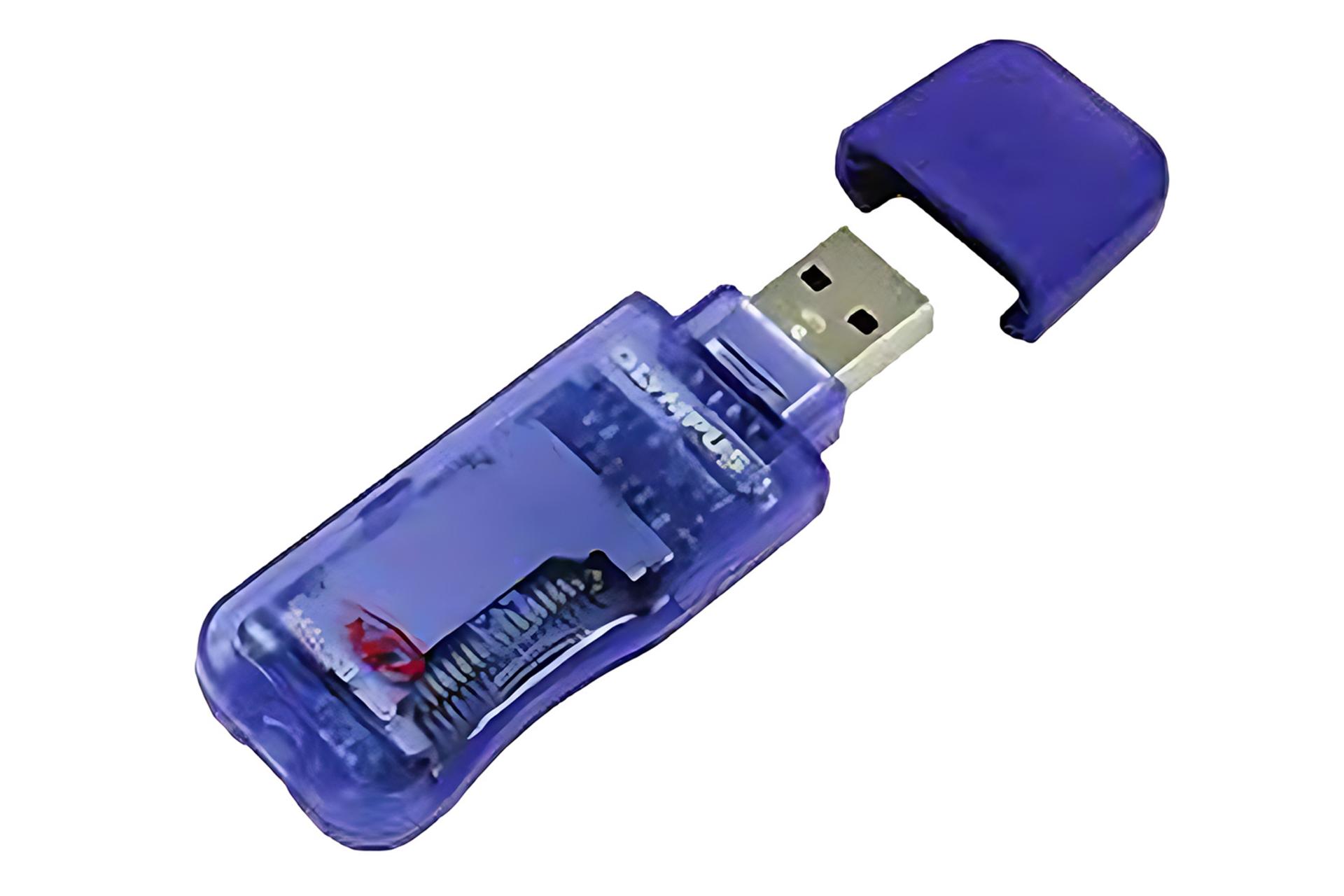 نمای کناری کارت خوان المپوس Olympus Mausb-200