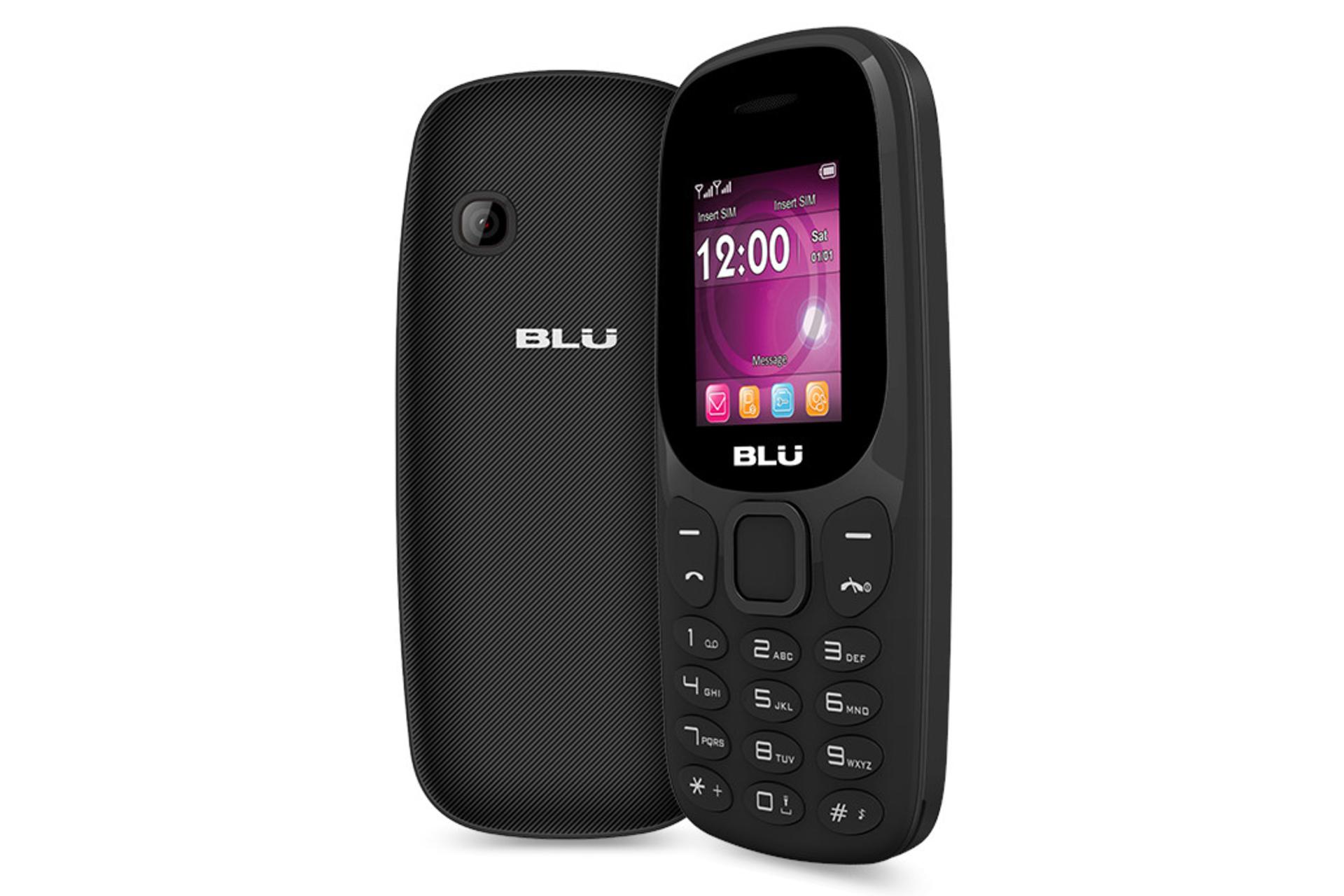 پنل جلو و پشت گوشی موبایل بلو BLU Tank JR مشکی