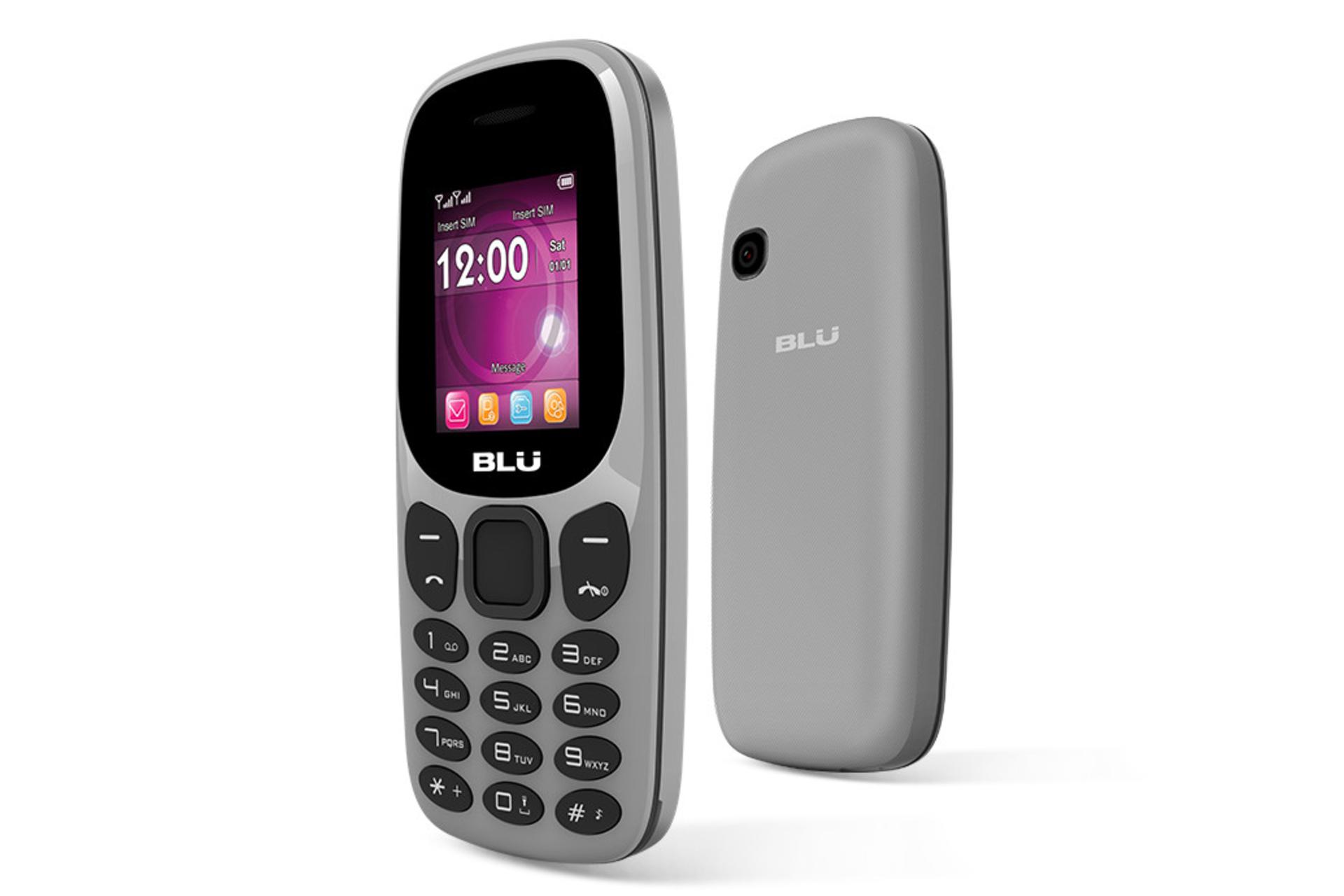 پنل جلو و پشت گوشی موبایل بلو BLU Tank JR خاکستری