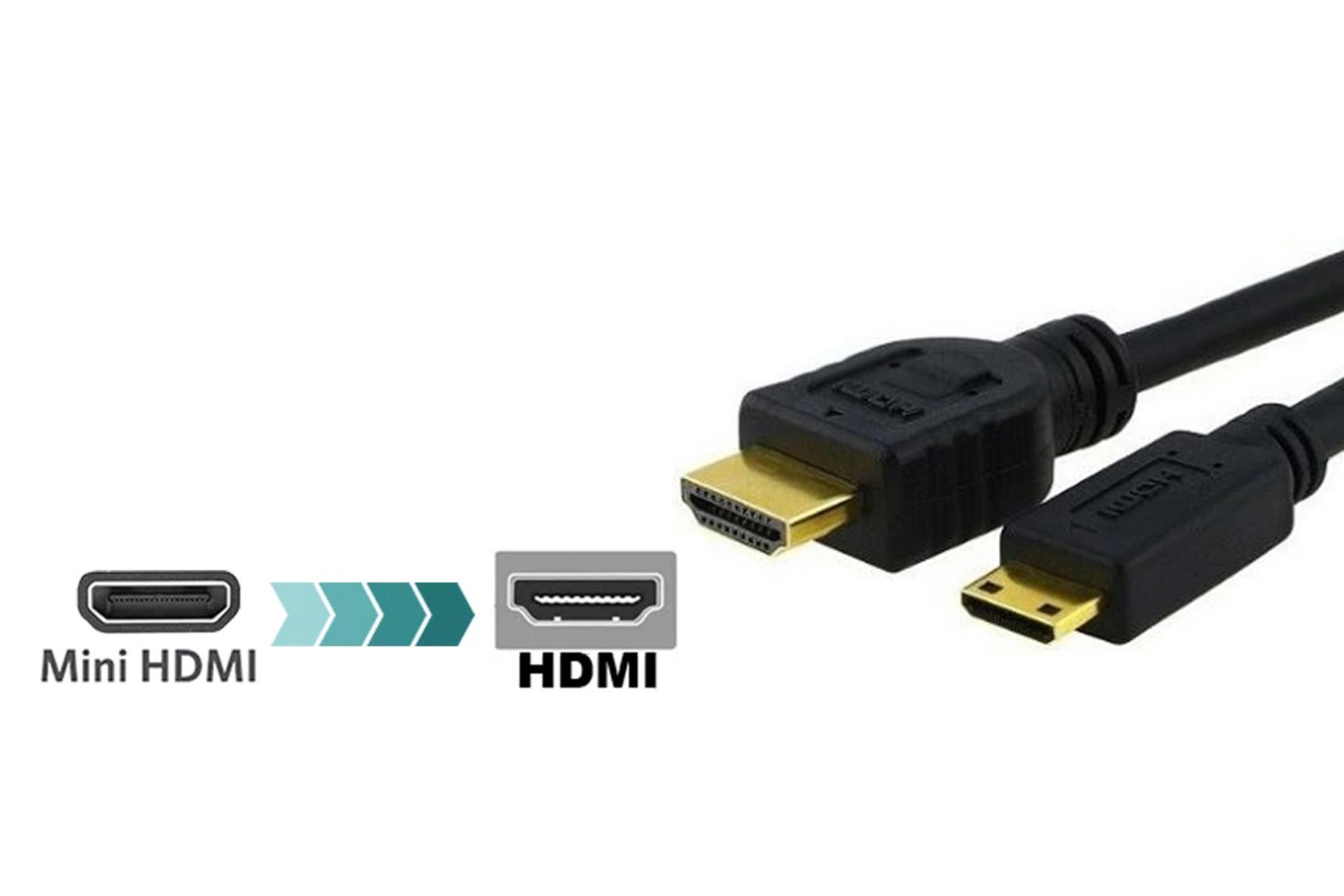 کانکتور و اتصال کابل HDMI بافو HDMI به Mini HDMI مدل BF-Superior با طول 2 متر