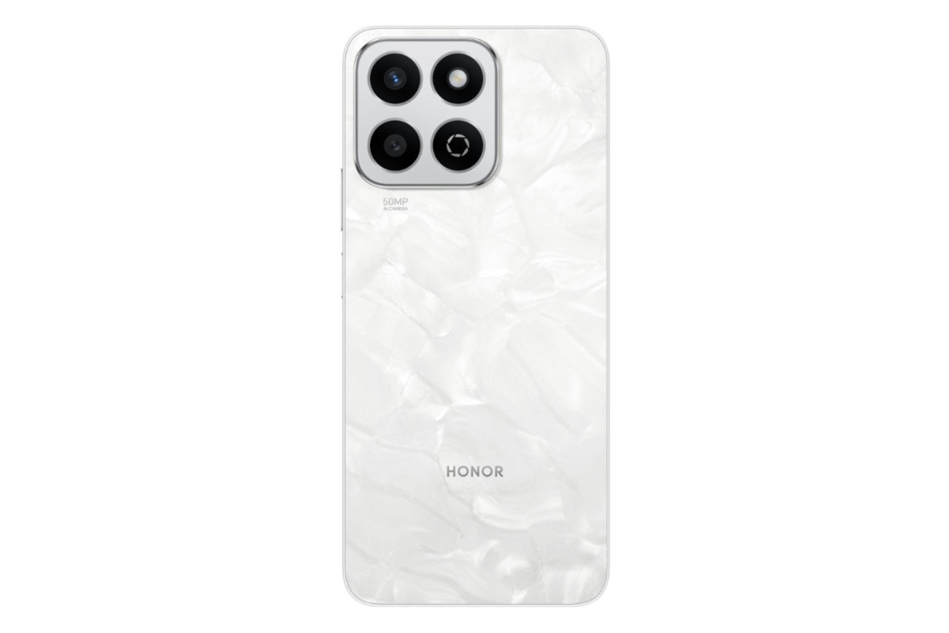 پنل پشت و چینش دوربین گوشی موبایل آنر پلی 60 پلاس سفید / HONOR Play 60 Plus