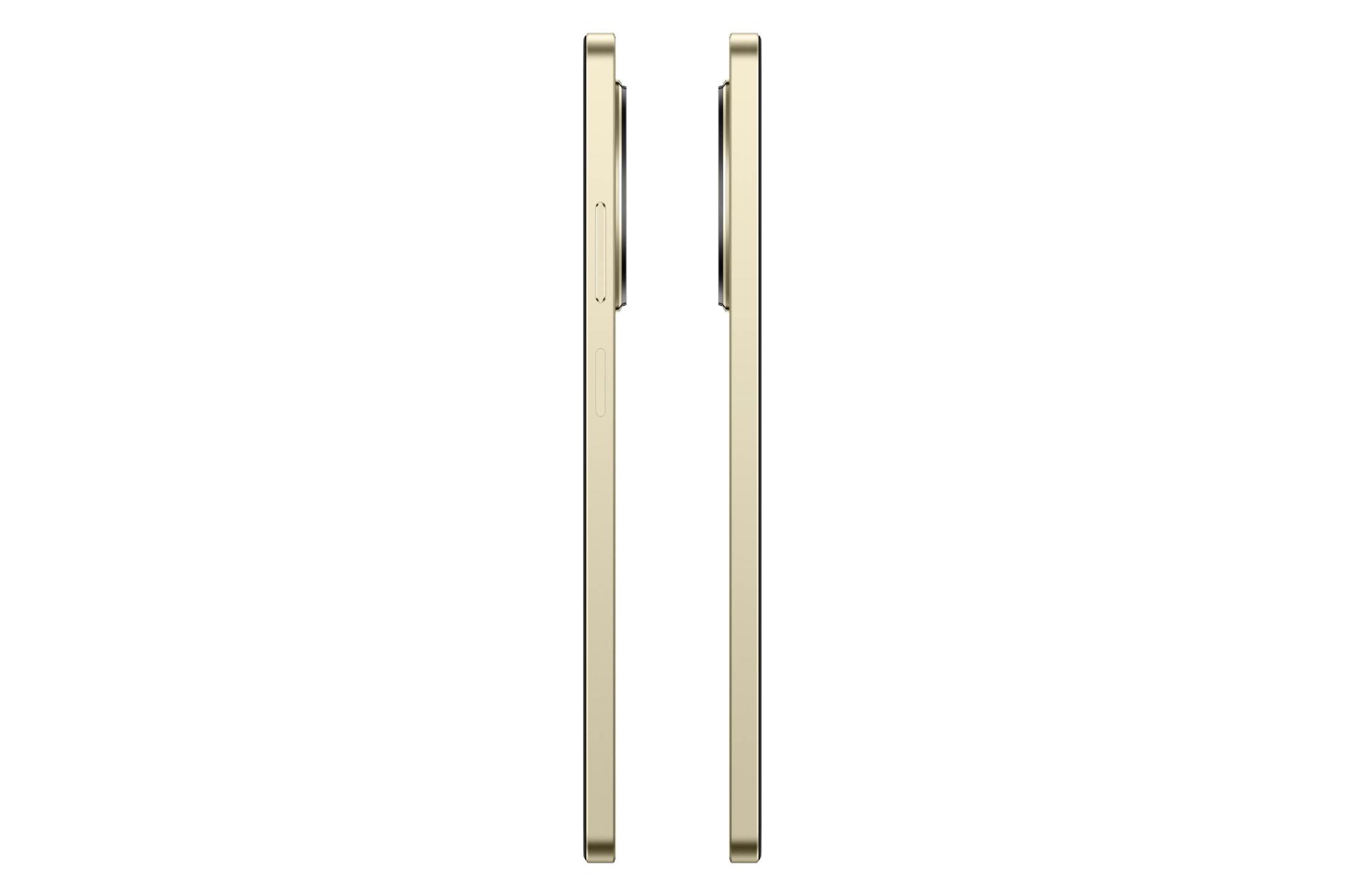 لبه های کناری گوشی موبایل ریلمی Realme V60s طلایی