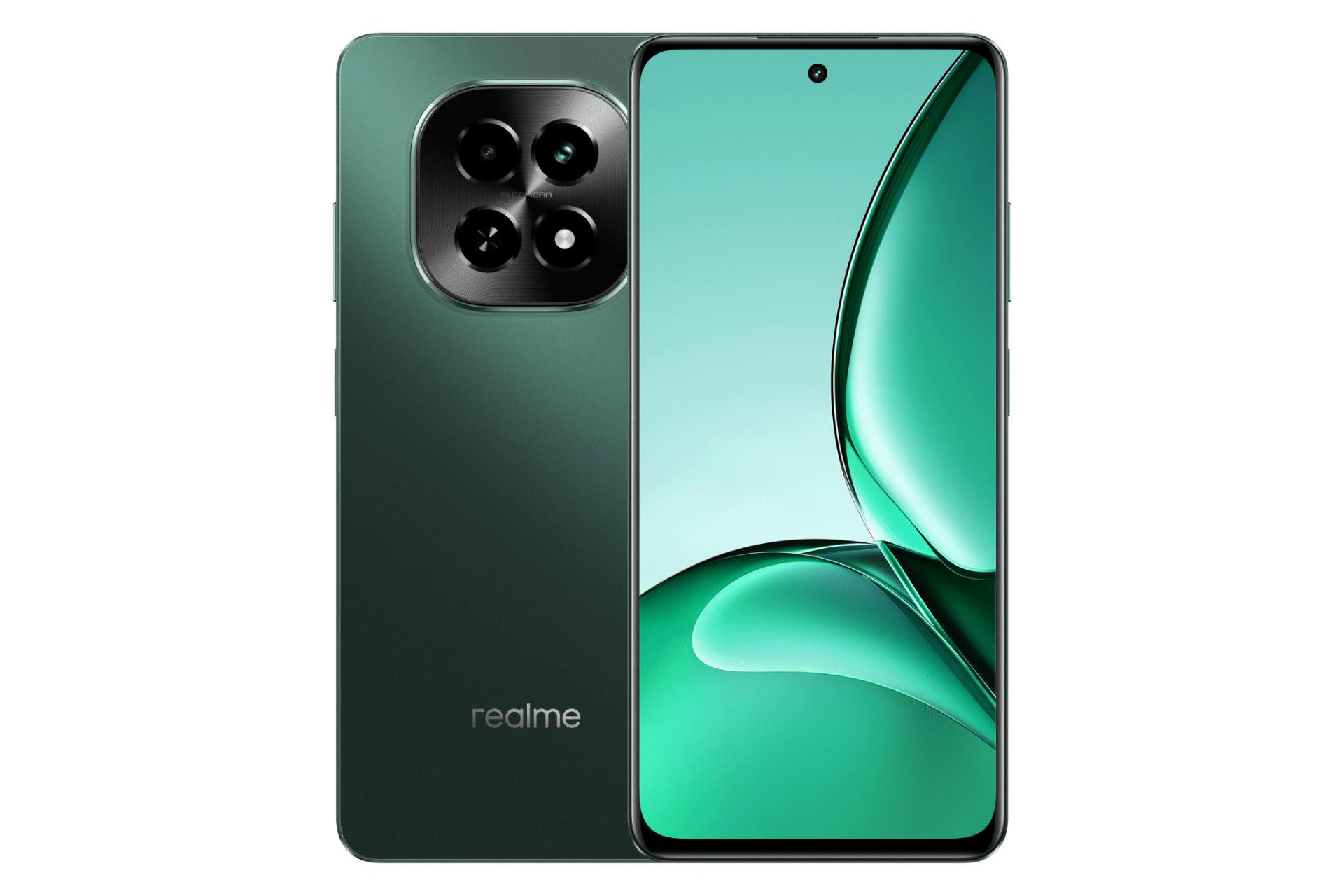 پنل جلو و پشت گوشی موبایل ریلمی Realme V60s سبز تیره
