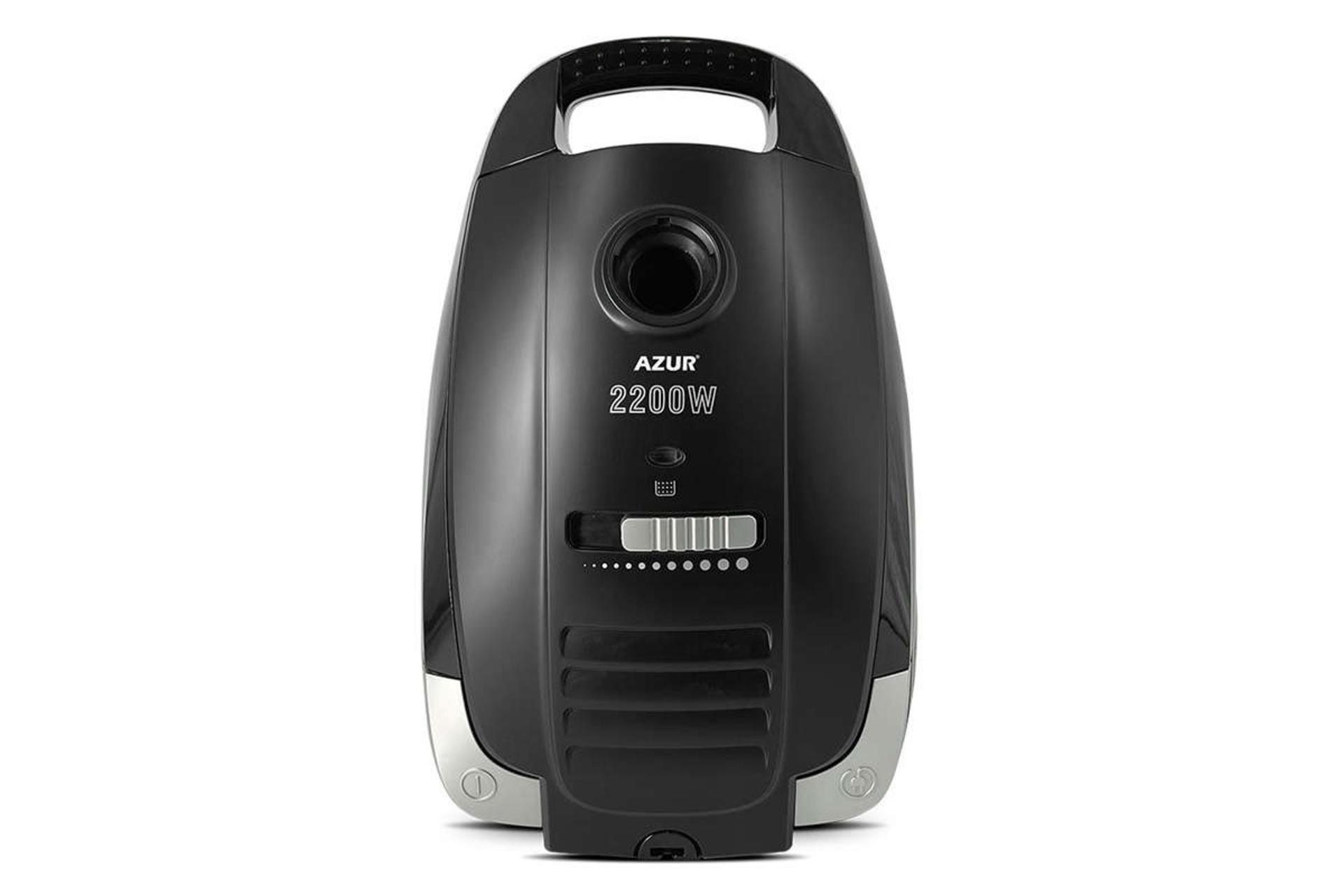 نمای جلوی جاروبرقی آزور AZ-325VC رنگ مشکی