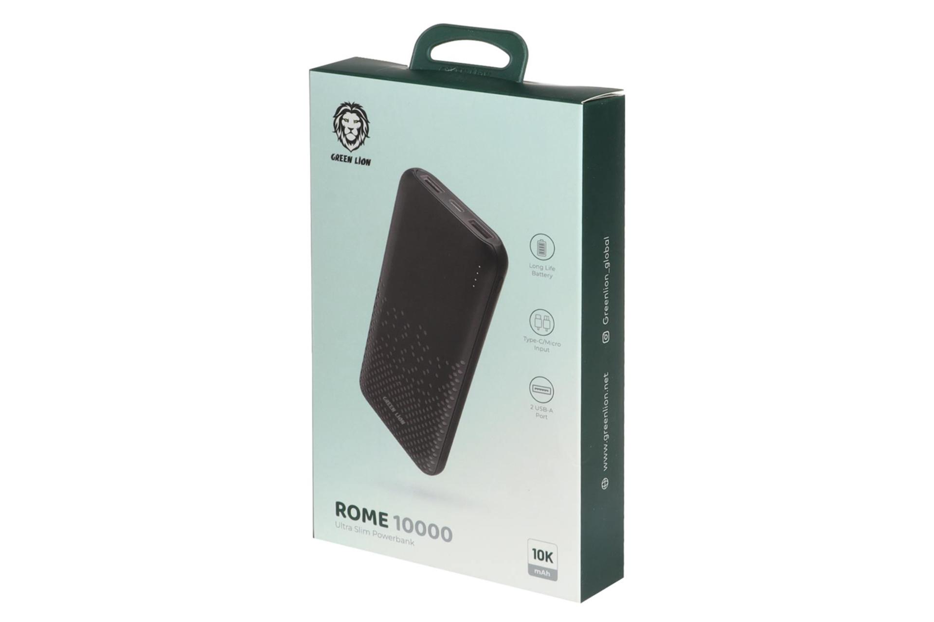 نمای بسته‌بندی گرین لیون Rome Ultra Slim