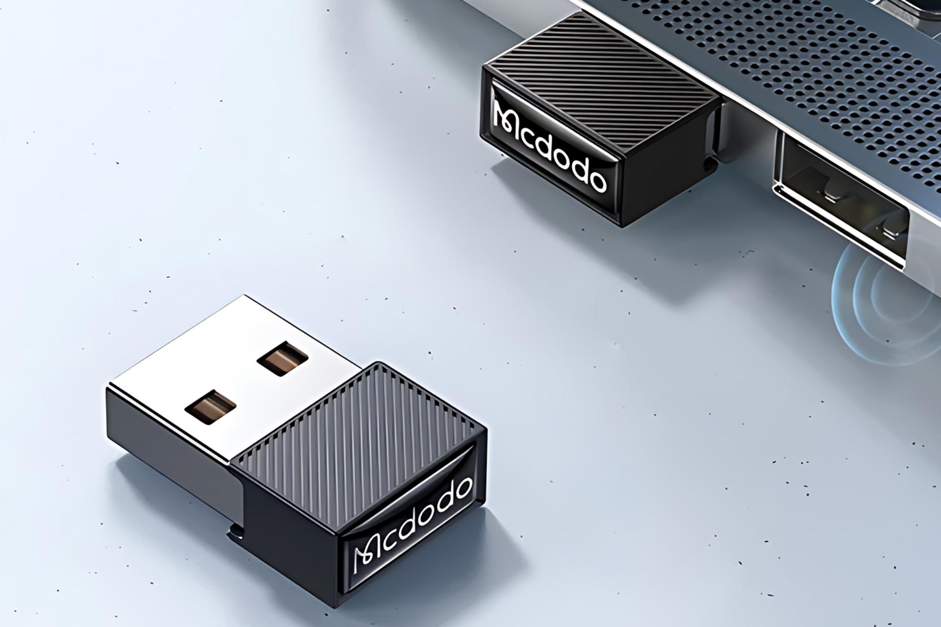 مرجع متخصصين ايران دانگل بلوتوث مك دودو Mcdodo OT-1580 متصل به لپ تاپ
