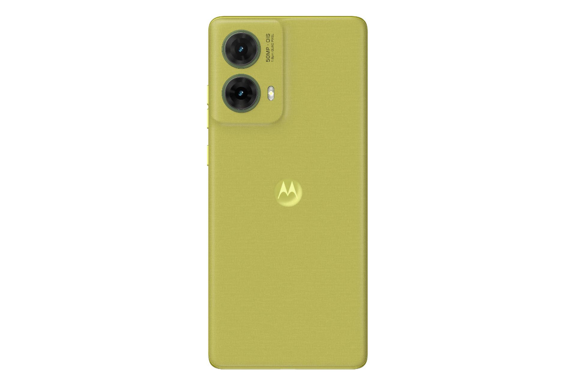 پنل پشت و چینش دوربین گوشی موبایل موتو G85 موتورولا زیتونی / Motorola Moto G85