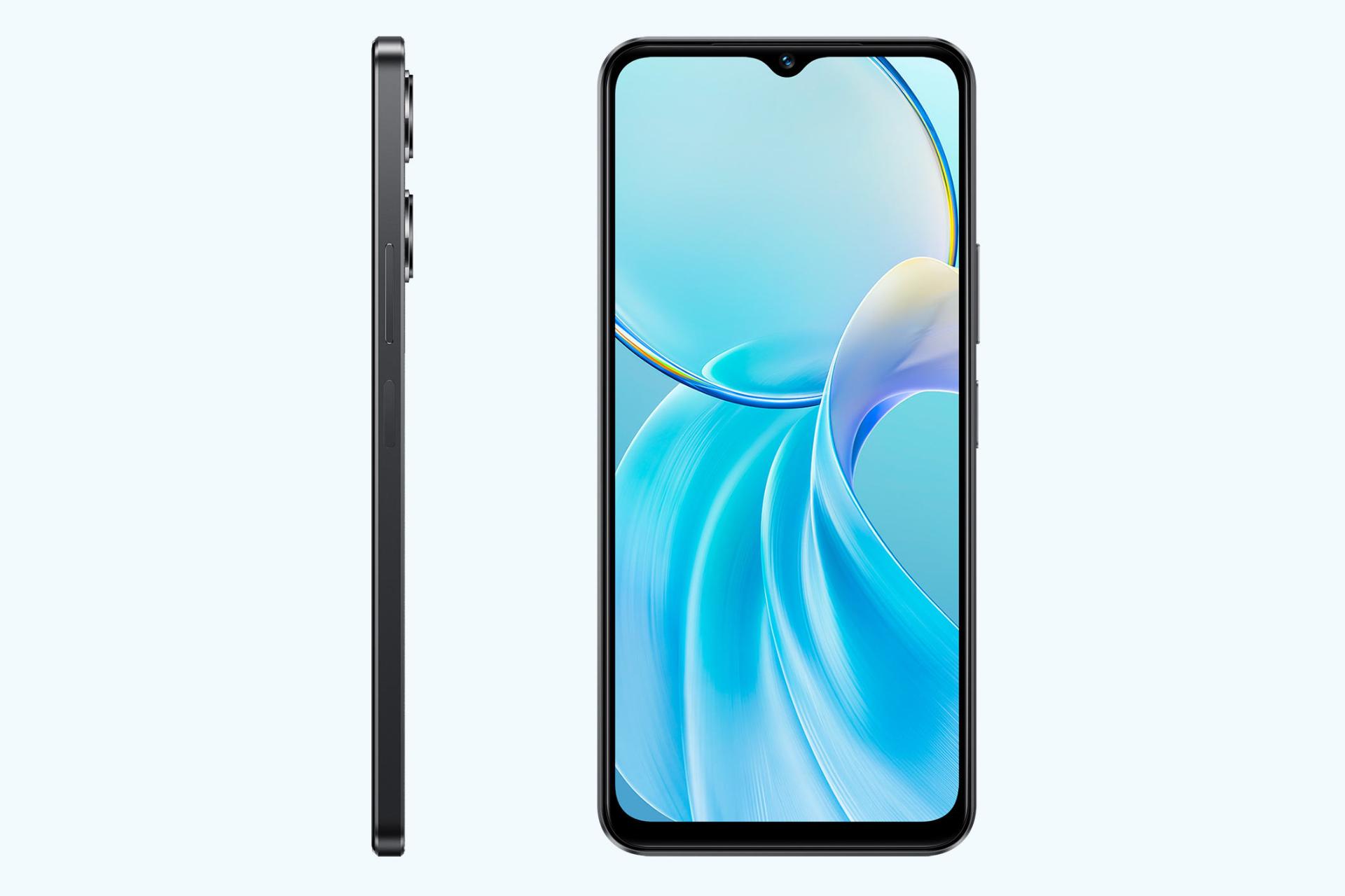 پنل جلو و کناری گوشی موبایل T3 لایت ویوو مشکی / vivo T3 Lite