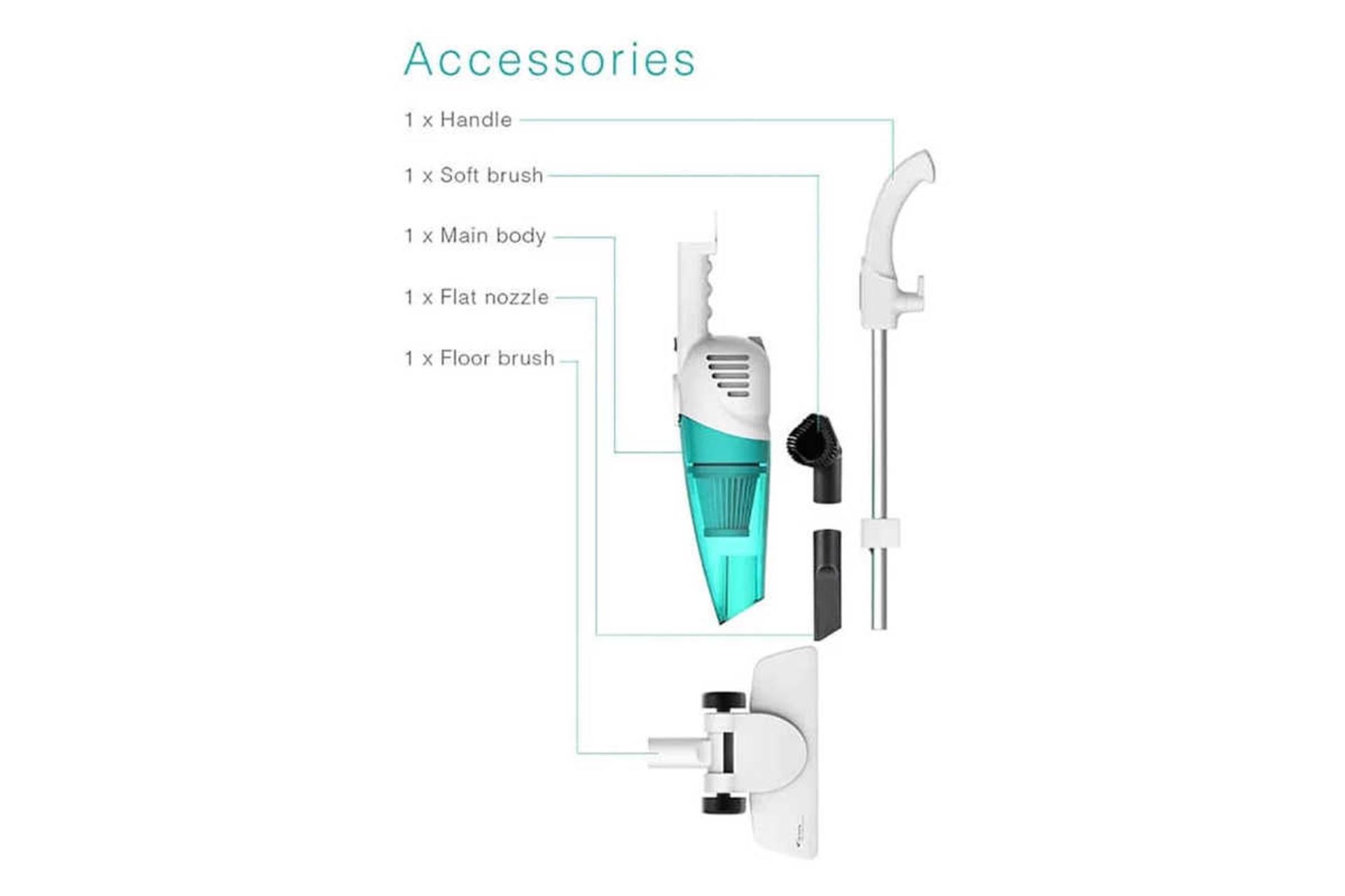 لوازم همراه جاروبرقی ایستاده عصایی درما DX118C