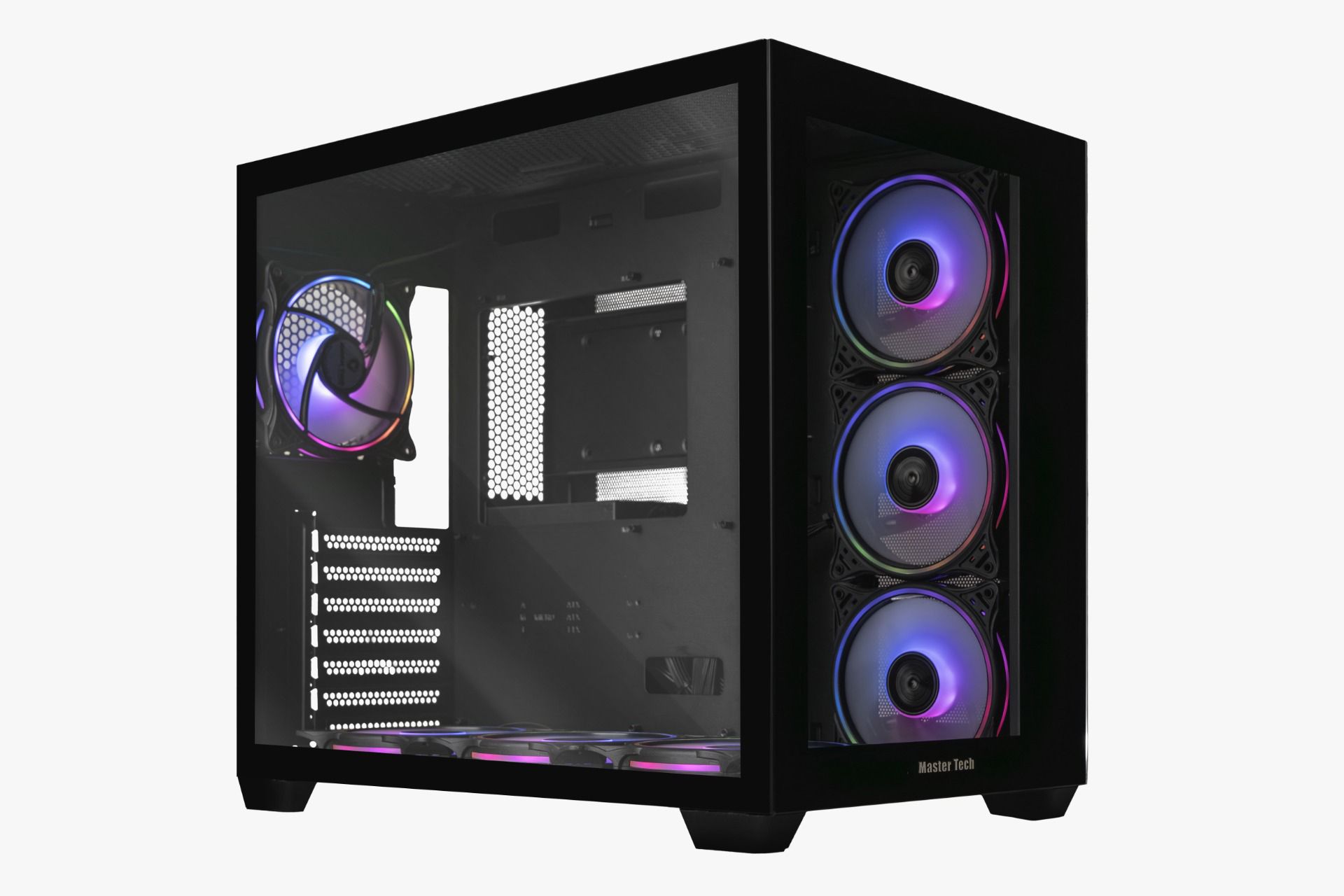 نمای جلو و سمت راست کیس مستر تک TERABOX