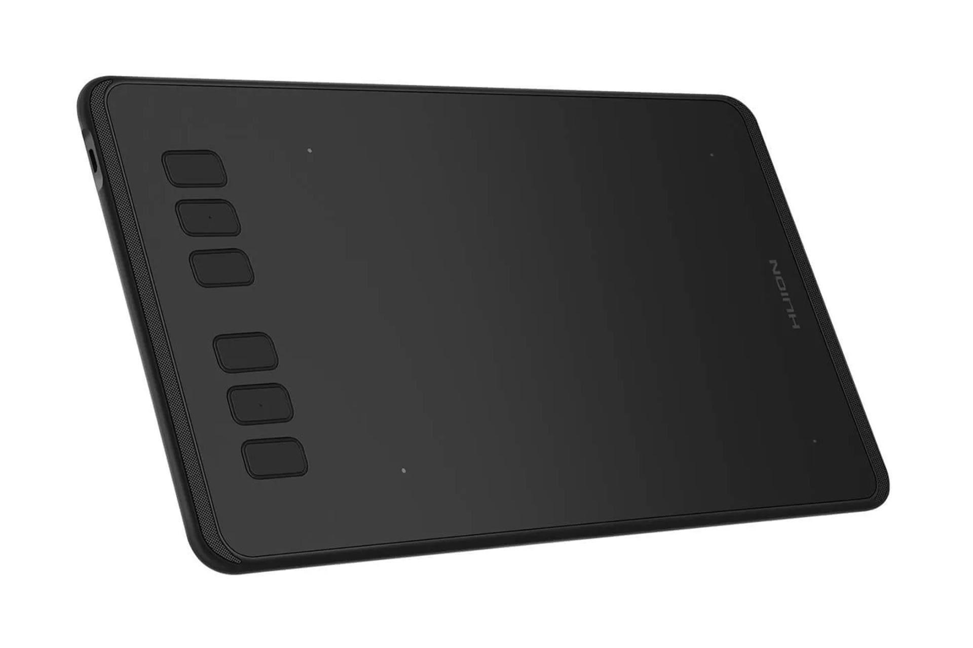 نمای نیمرخ قلم نوری هویون اینسپروی H640P با نمایش لبه سمت چپ