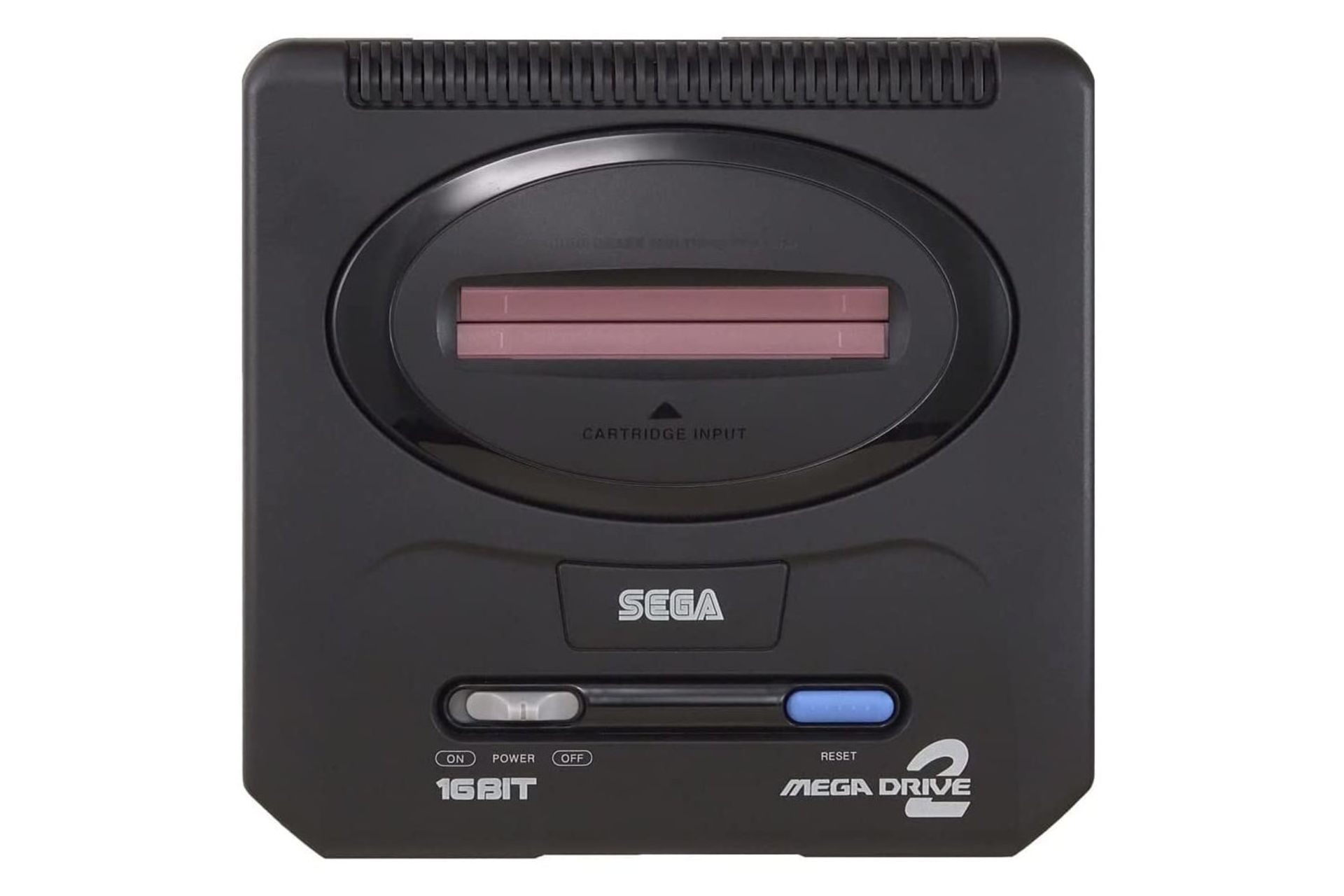 نمای بالا کنسول بازی سگا مگا درایو مینی 2 مشکی / SEGA Mega Drive Mini 2