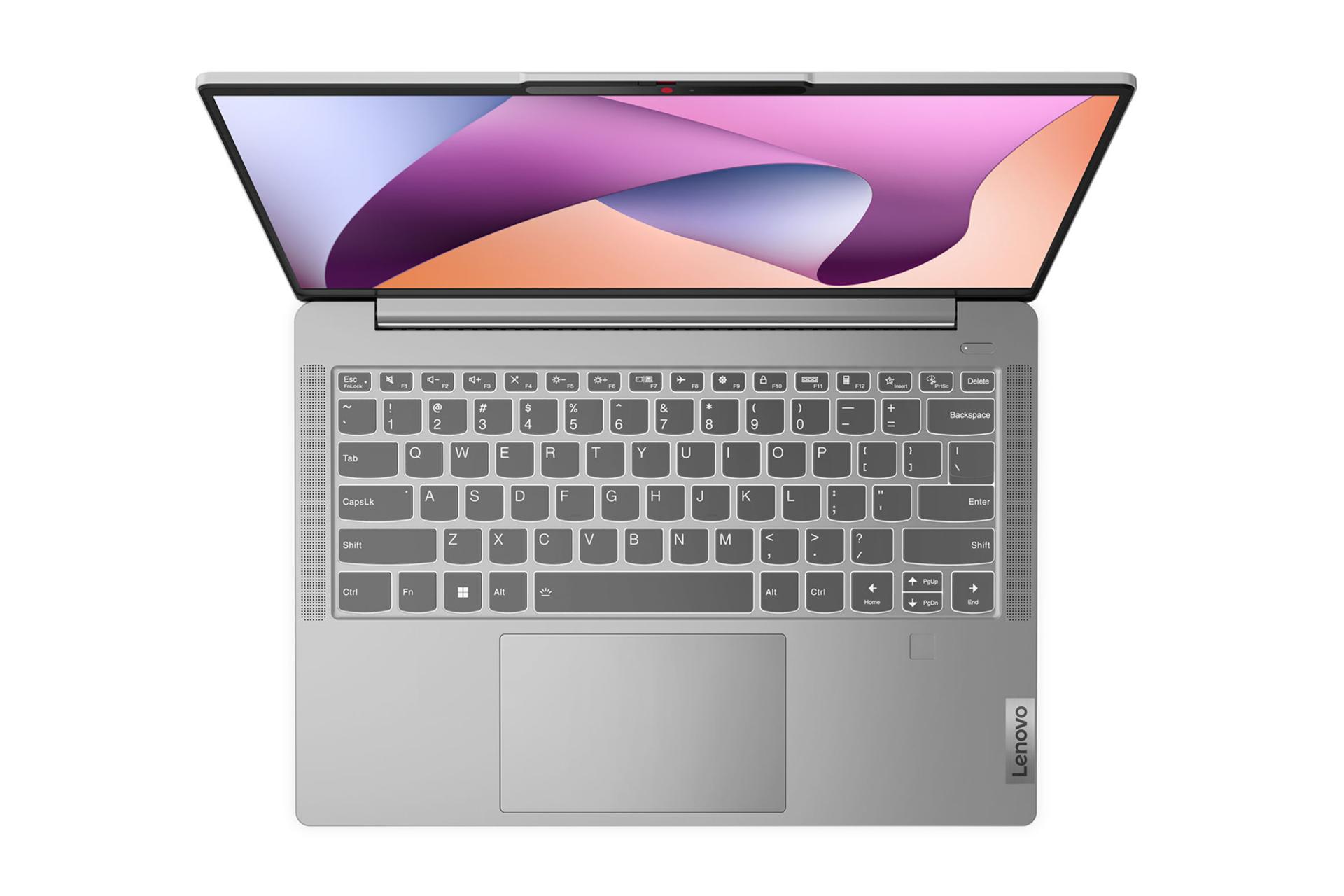 لپ تاپ لنوو Lenovo IdeaPad Slim 5 14IMH9 نمای بالا و کیبورد