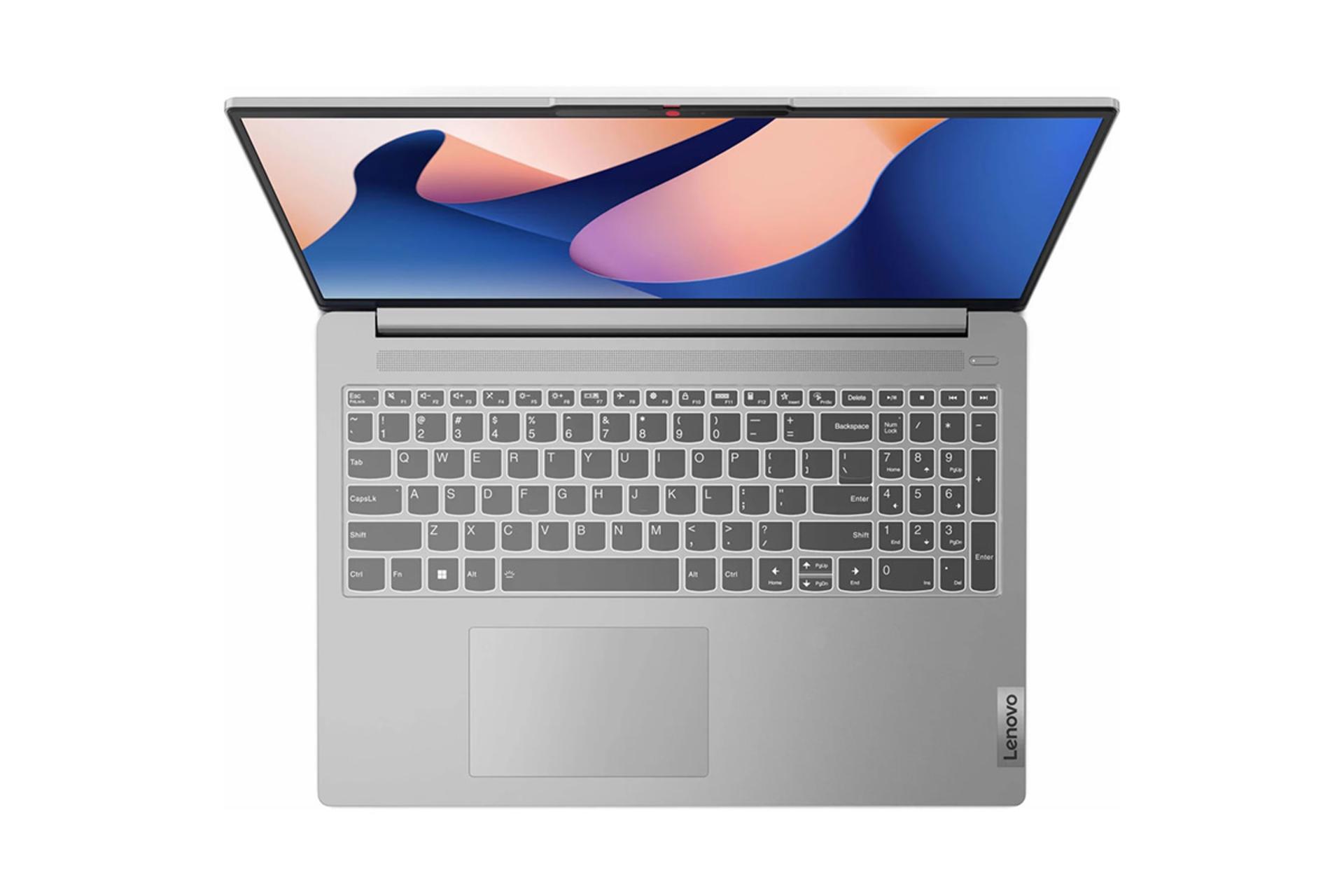 لپ تاپ لنوو Lenovo IdeaPad Slim 5 16IMH9 نمای بالا و کیبورد