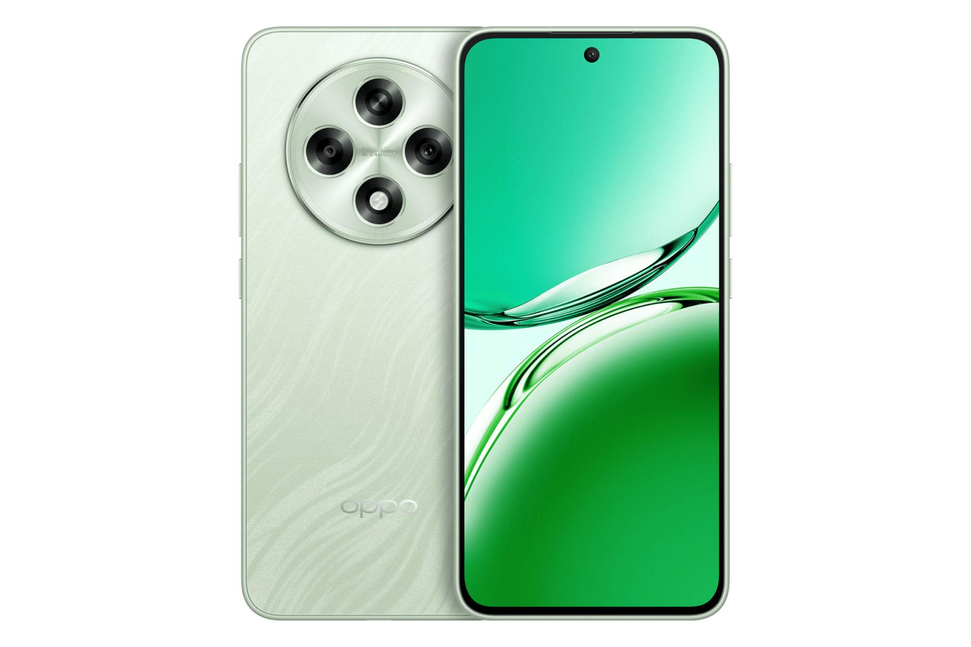 پنل جلو و پشت گوشی A3 اوپو نسخه 2024 سبز / Oppo A3 2024
