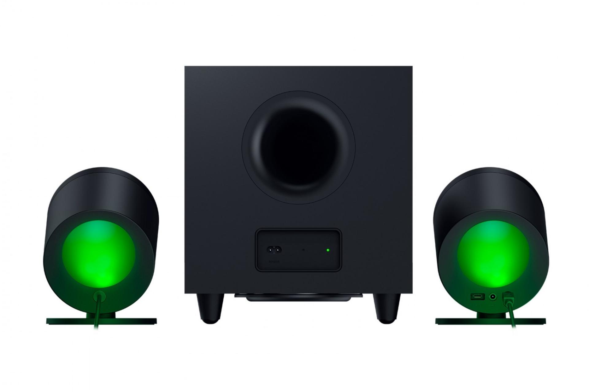 نمای پشت و بدنه اسپیکر ریزر Nommo V2 Pro