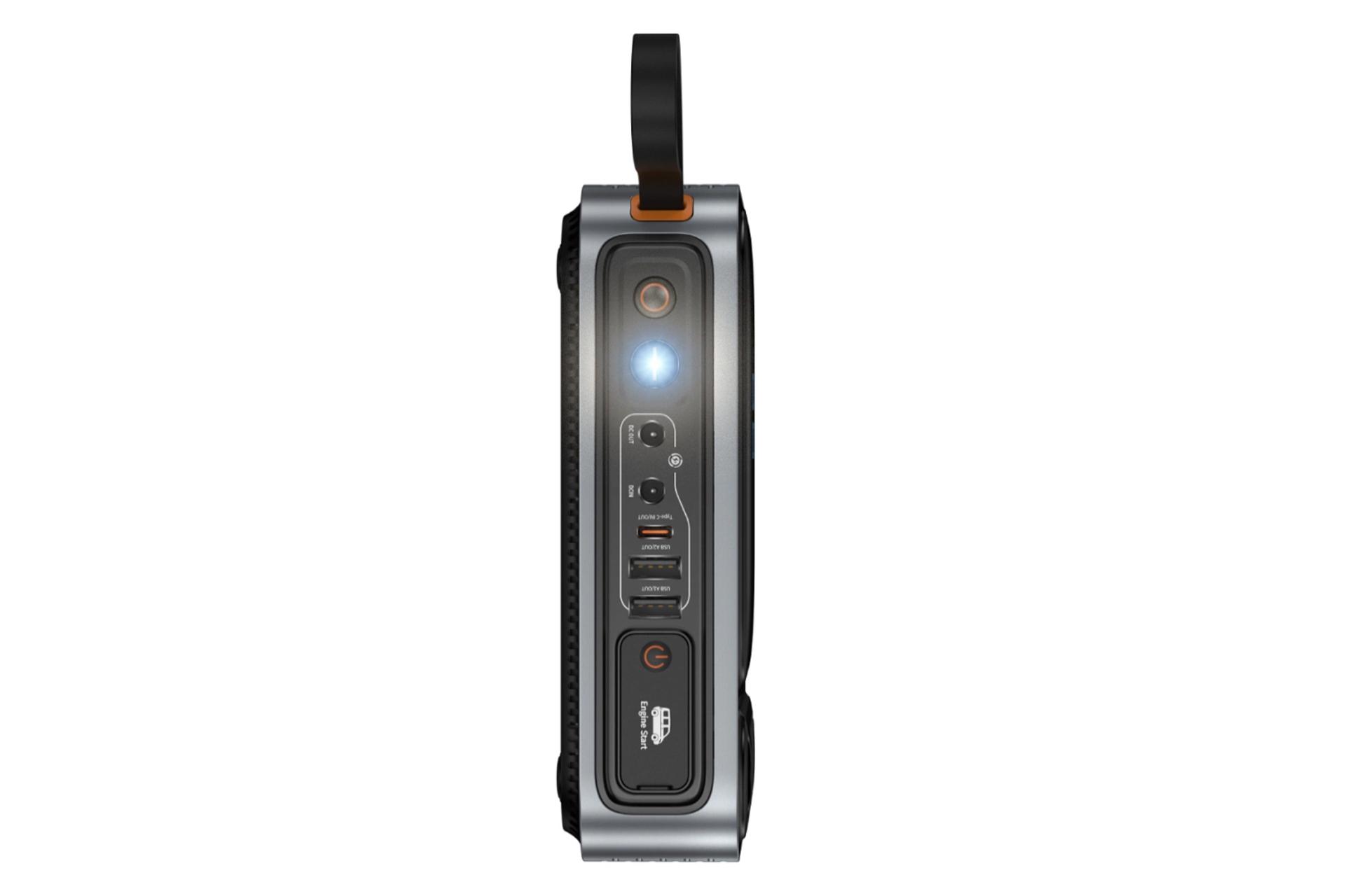 نمای درگاه‌های باسئوس Super Energy Ultra 3000A Car Jump Starter