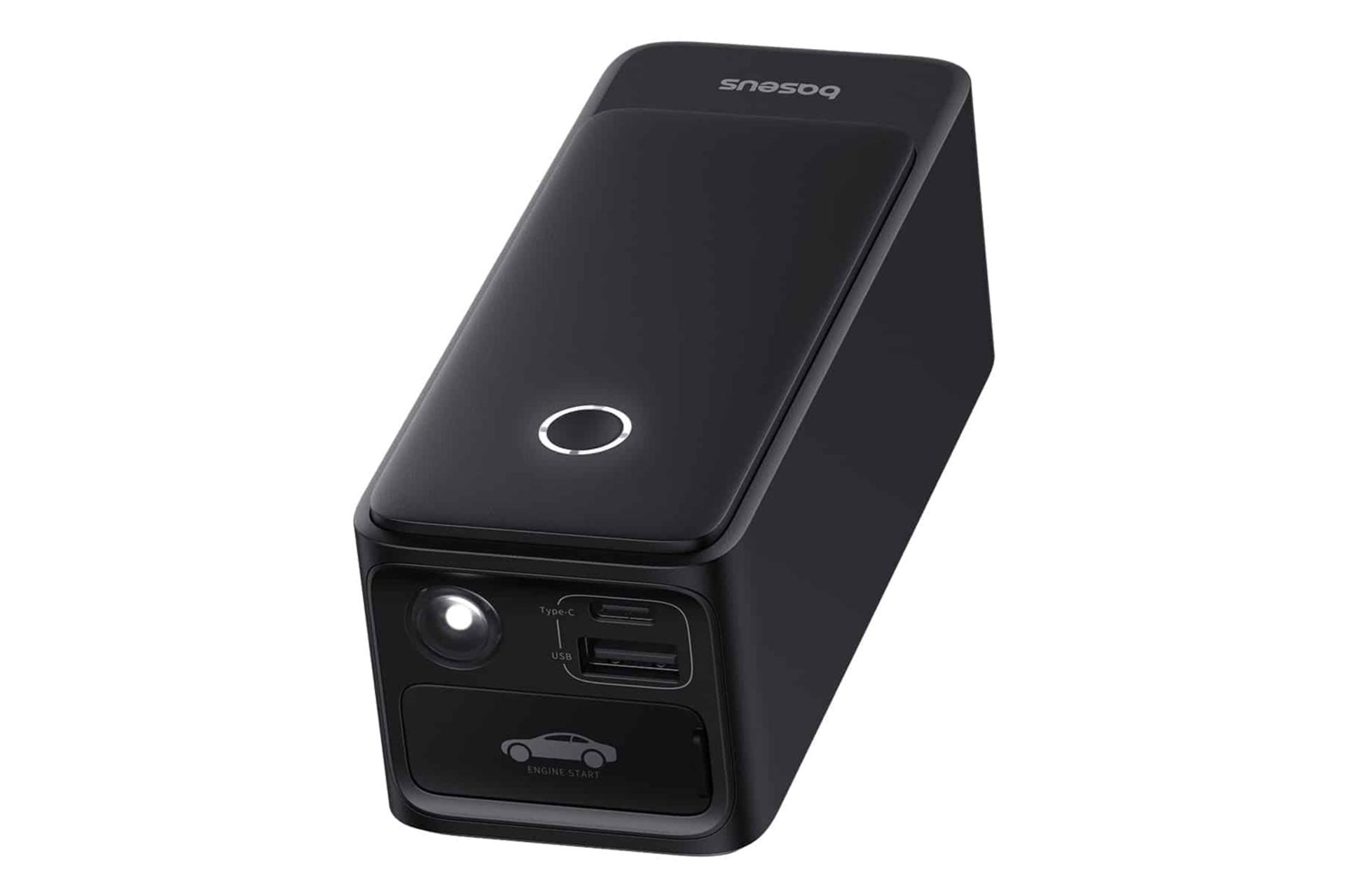 نمای پاوربانک باسئوس Super Energy Alpha Series Jump Starter از بالا